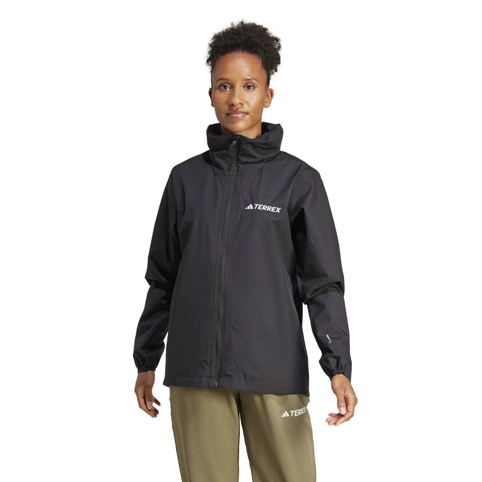 adidas Multi Essentials 2L Womens Full-Zip Rain Jacket
