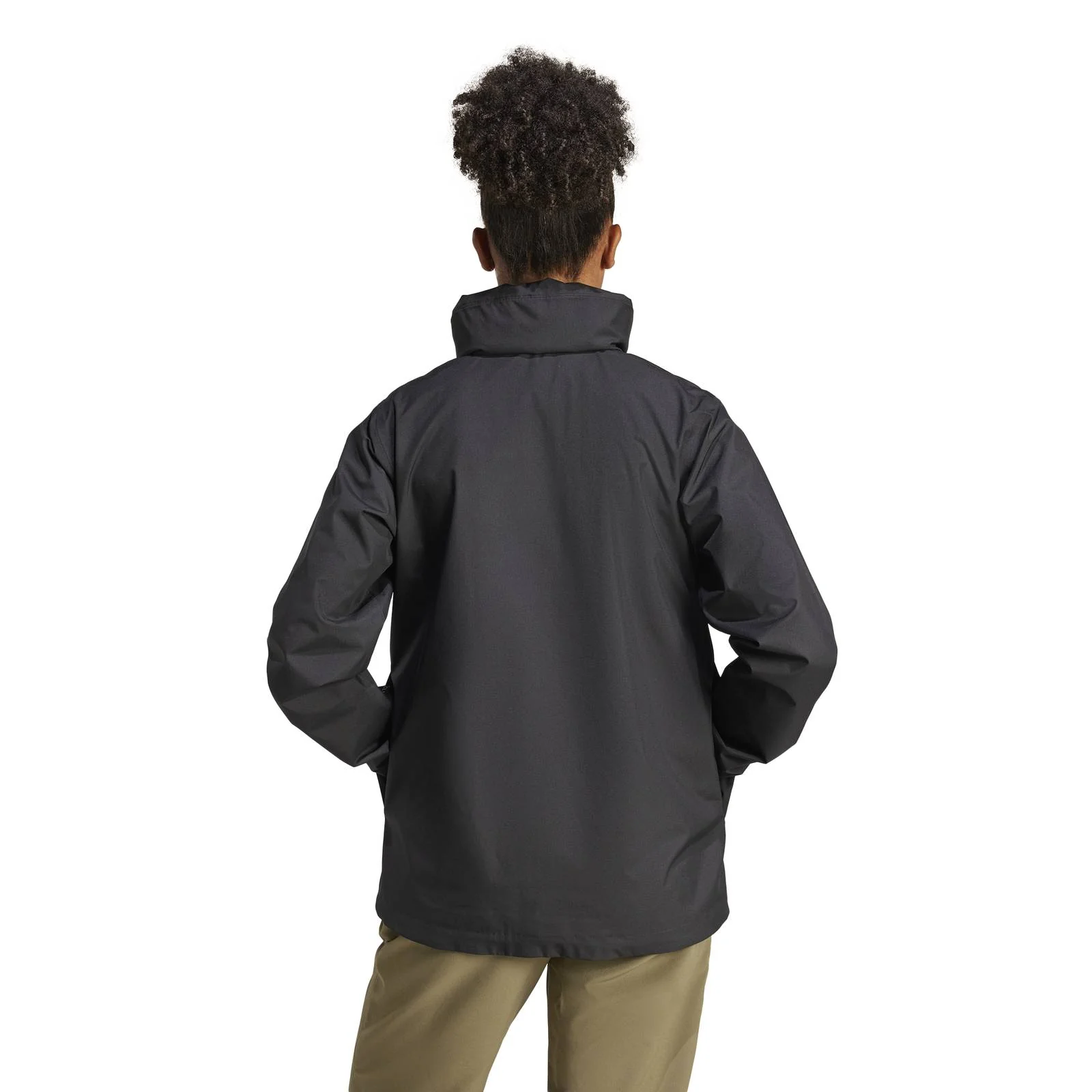 adidas Multi Essentials 2L Womens Full-Zip Rain Jacket - Image 2