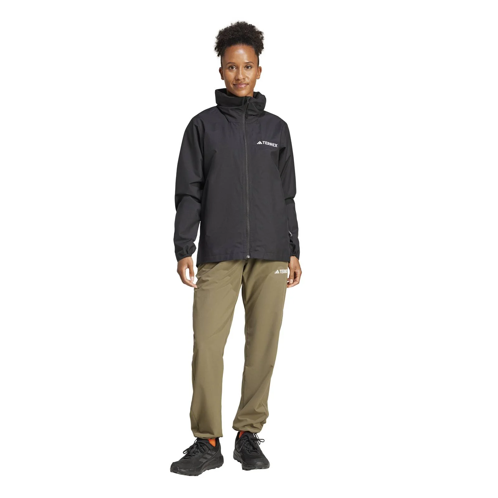 adidas Multi Essentials 2L Womens Full-Zip Rain Jacket - Image 7