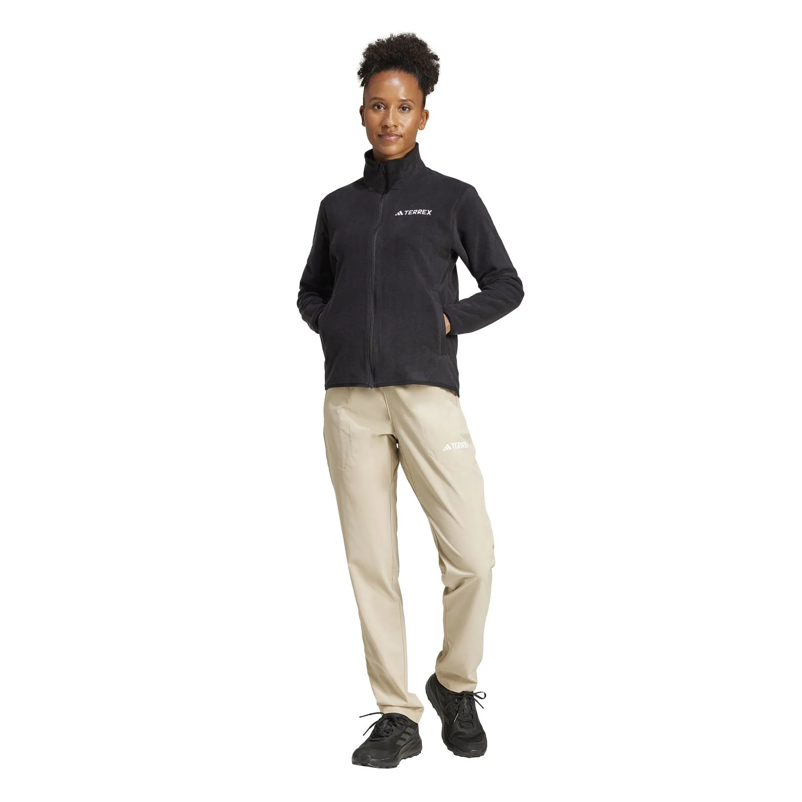 adidas Multi Essentials Full-Zip Fleece Womens Jacket - Image 7