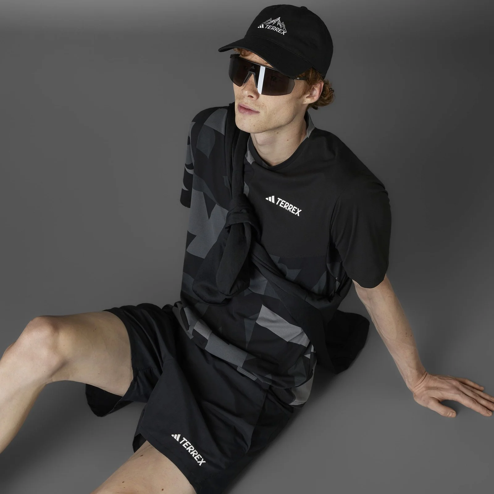 adidas Terrex Mens Regular-Fit Hiking Shorts - Image 7