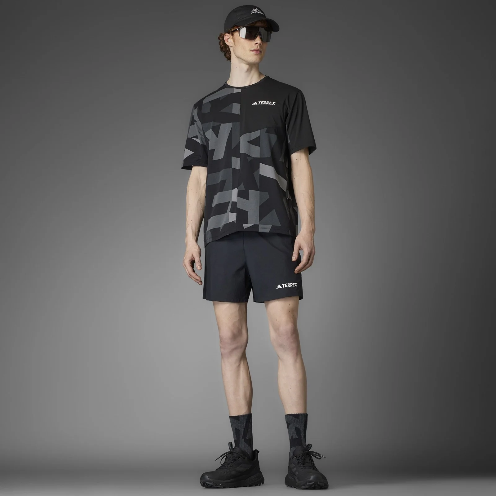 adidas Terrex Mens Regular-Fit Hiking Shorts - Image 9