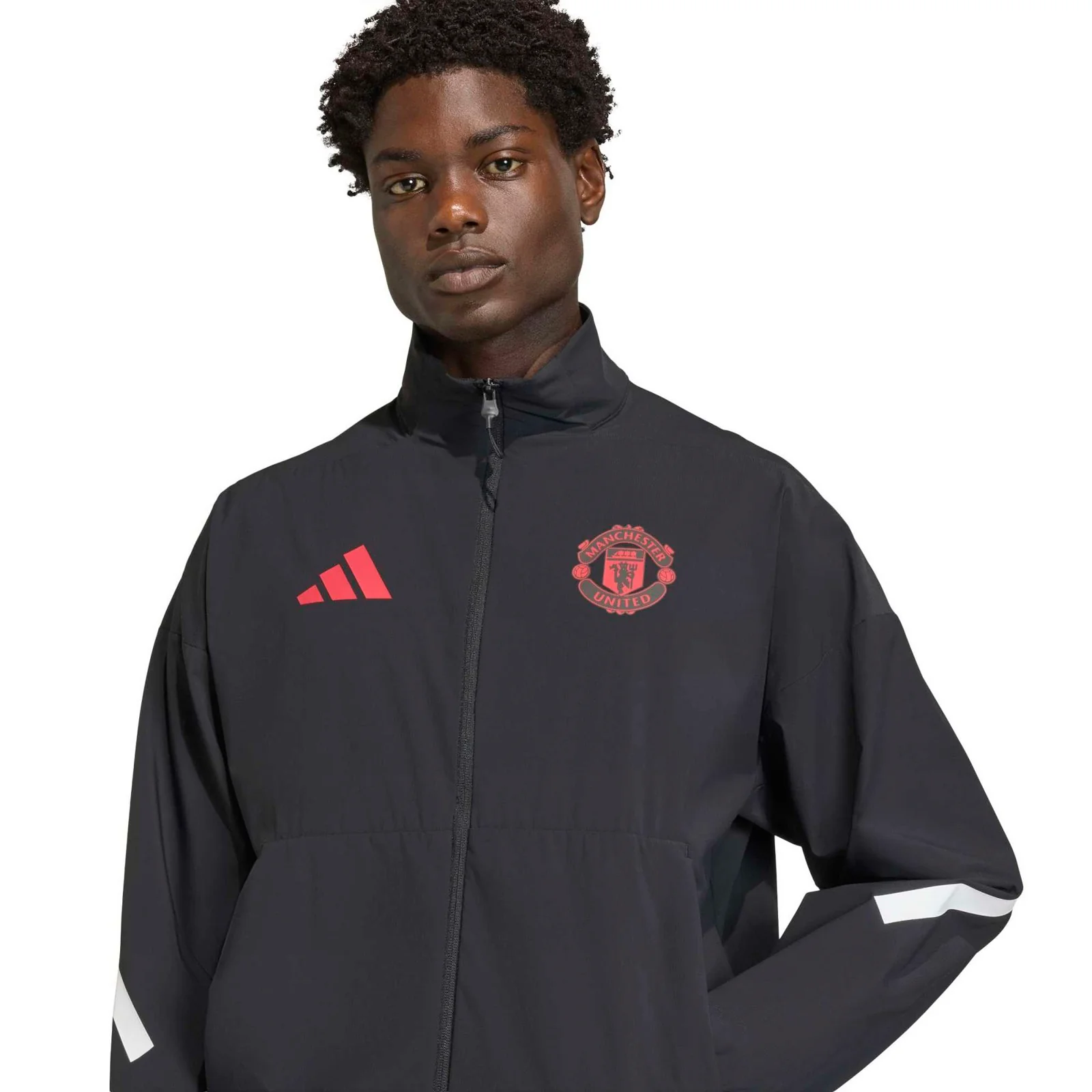 adidas Manchester United Football 2025/26 Mens Anthem Jacket - Image 3