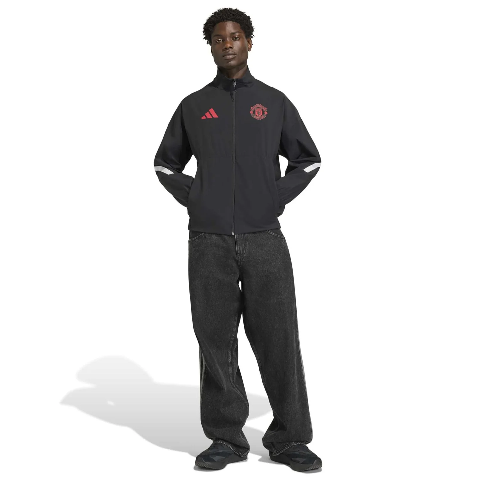 adidas Manchester United Football 2025/26 Mens Anthem Jacket - Image 7