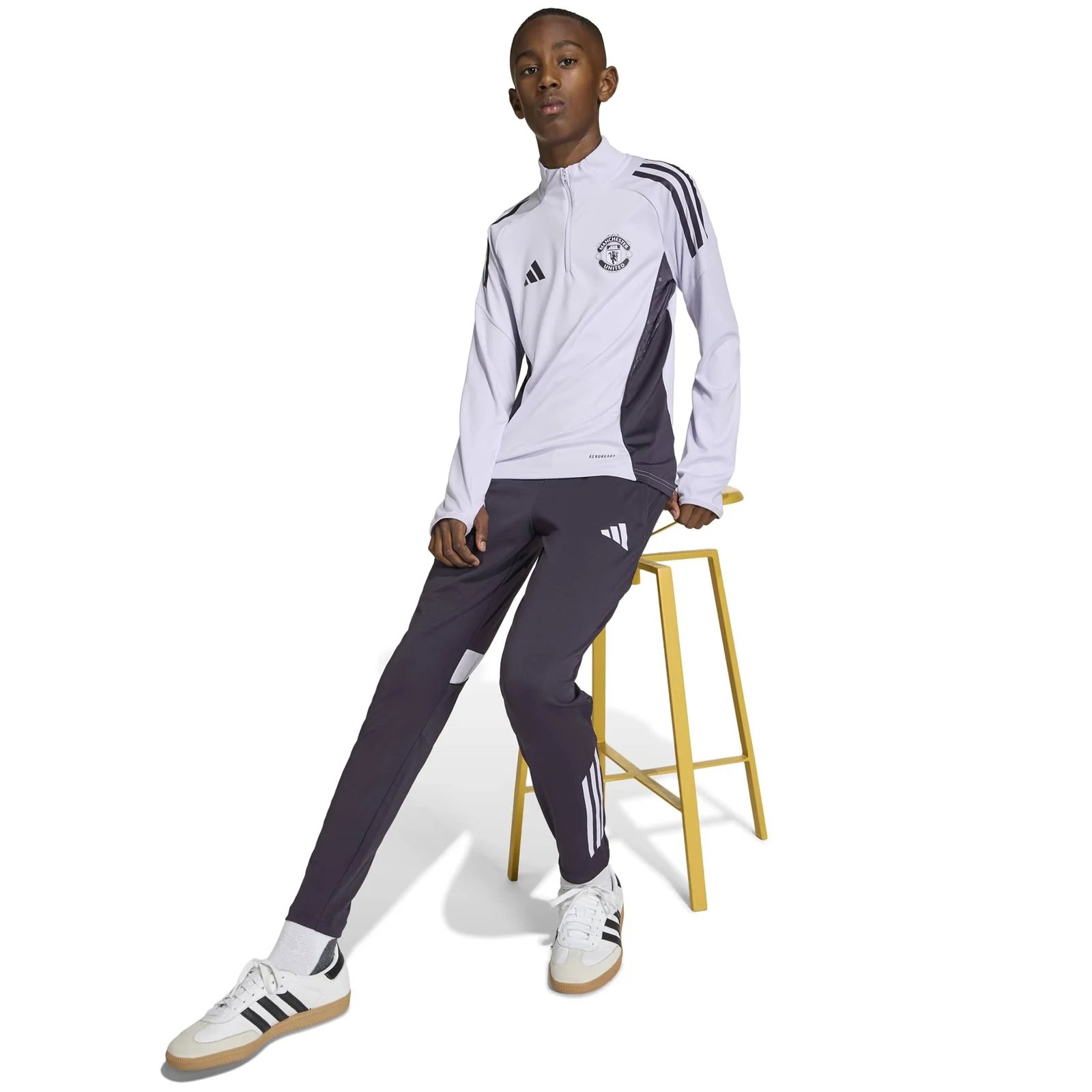 adidas Manchester United Football Tiro 2025/26 Kids Competition Training Top - Image 8