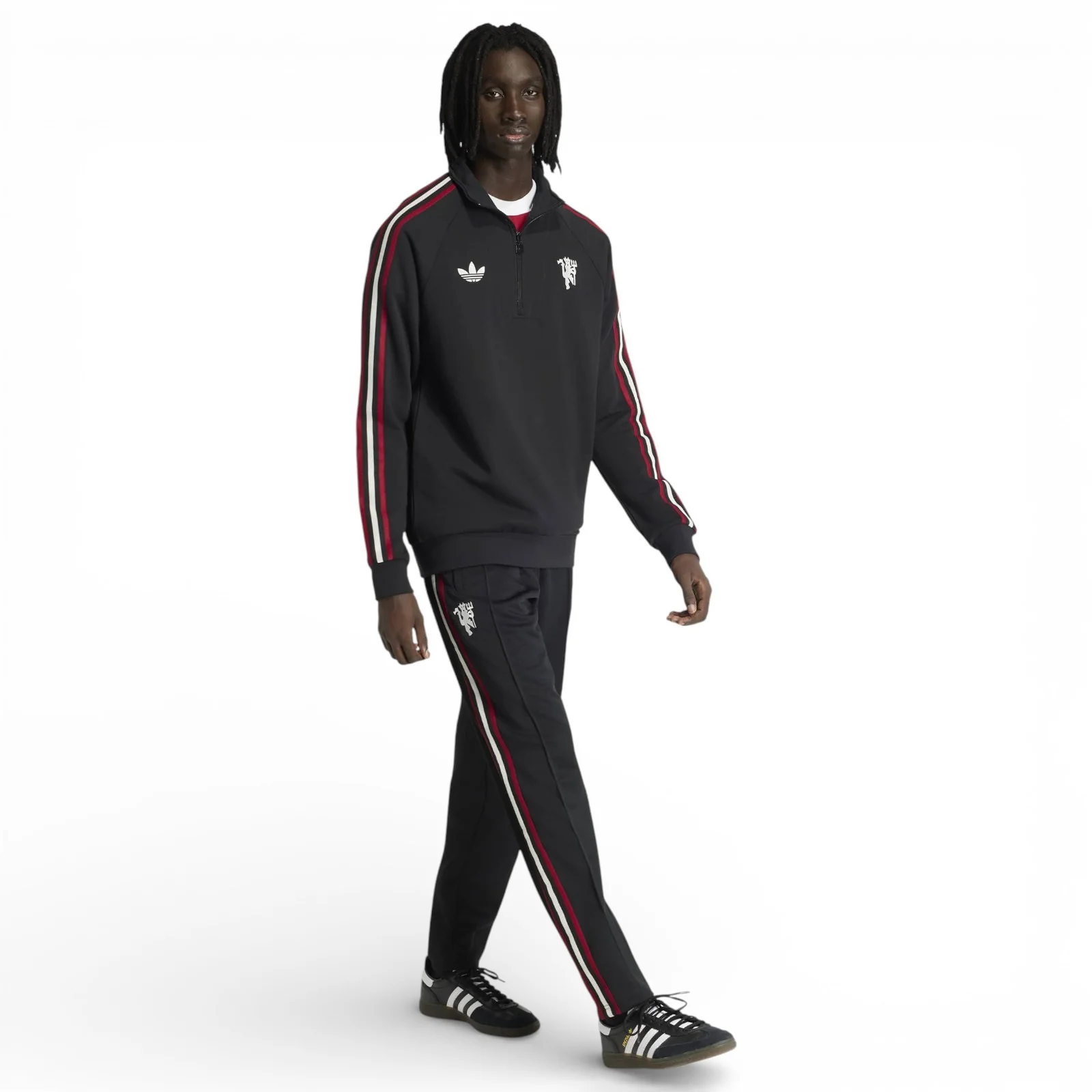 adidas Originals Man Utd Football 2025/26 Mens Half-Zip Top - Image 6