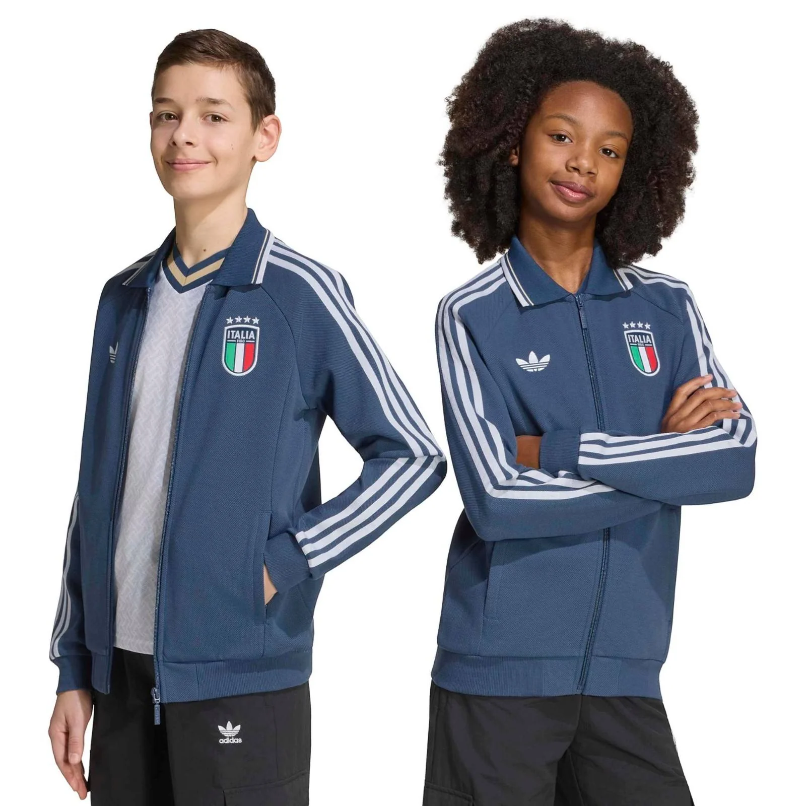 adidas OG Italy Football World Cup 2026 Kids Away Jacket - Image 5