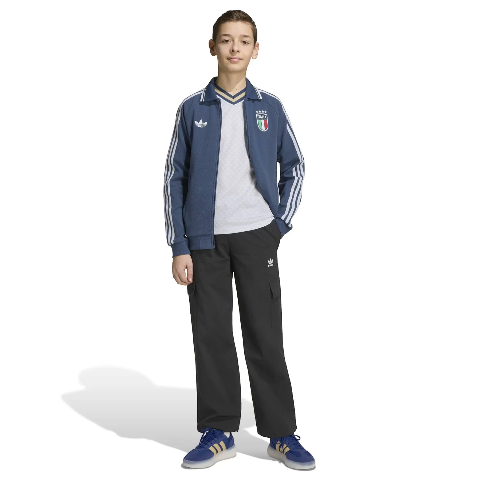 adidas OG Italy Football World Cup 2026 Kids Away Jacket - Image 8