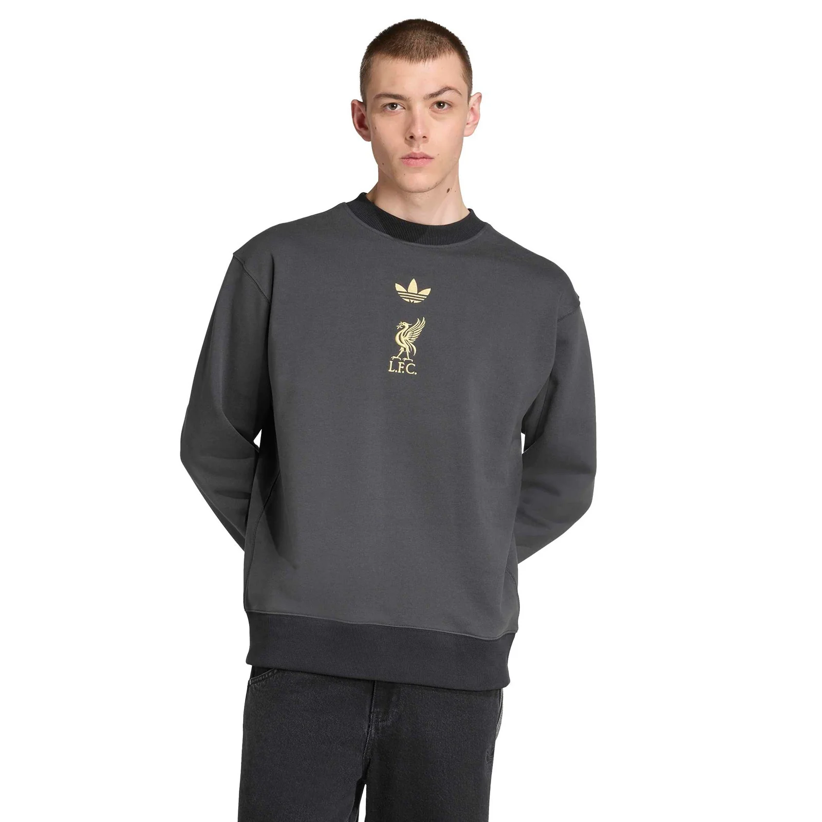 adidas Liverpool Football 2025/26 Adults Crewneck Sweatshirt