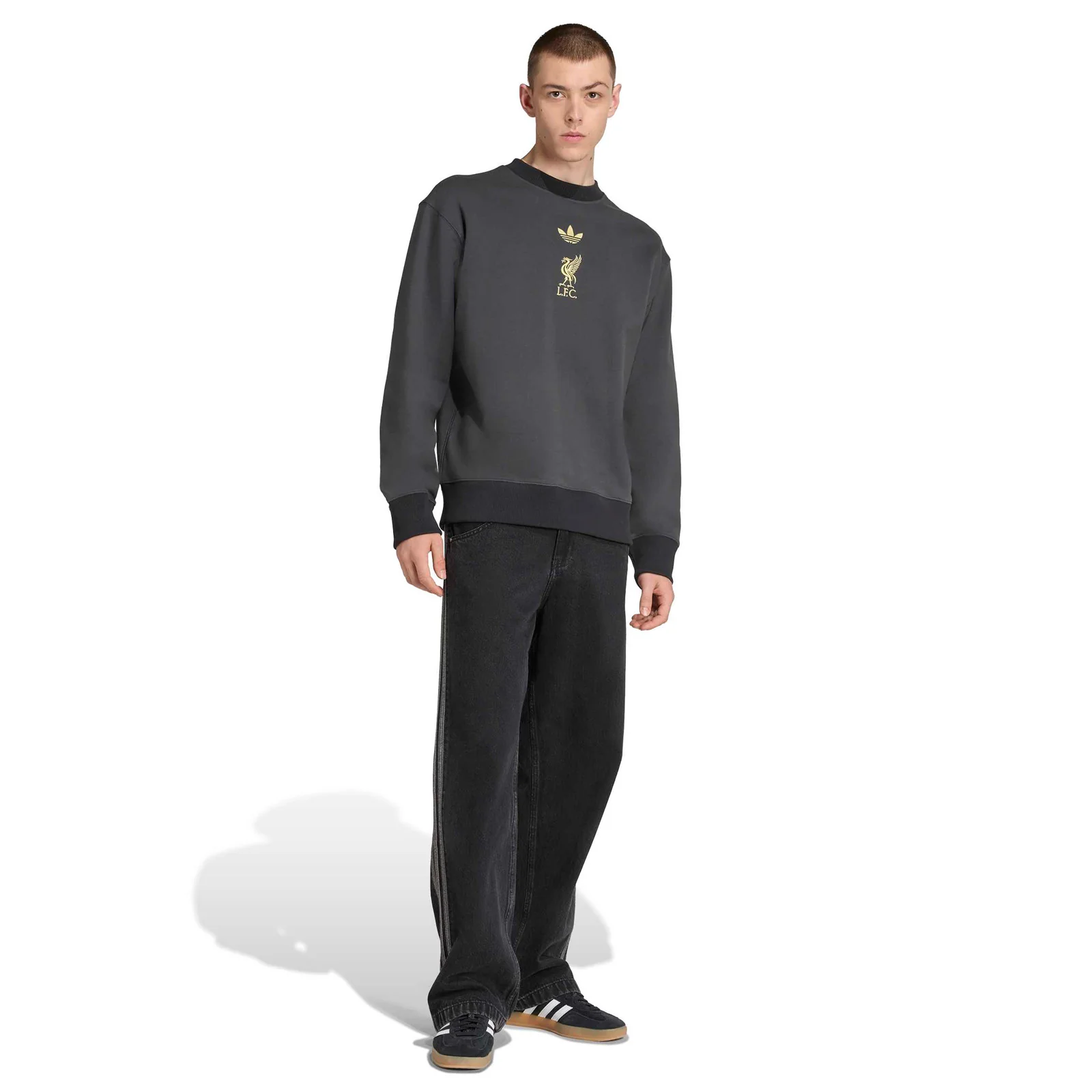 adidas Liverpool Football 2025/26 Adults Crewneck Sweatshirt - Image 6