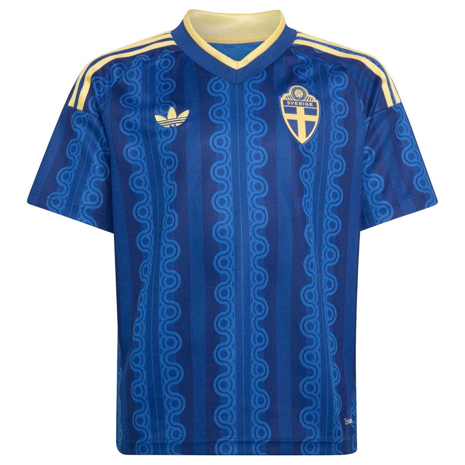 adidas OG Sweden Football World Cup 2026 Kids Away Jersey