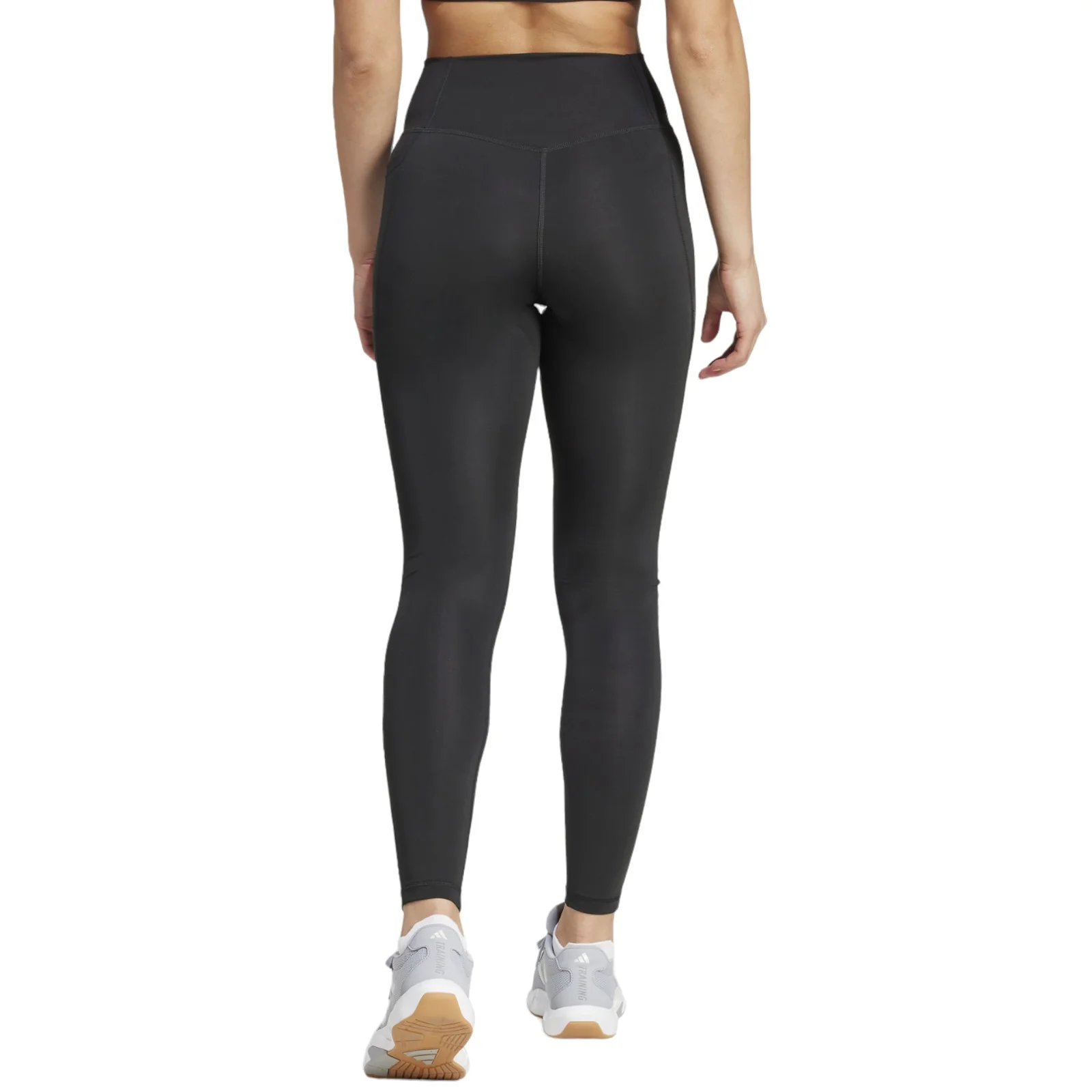 adidas Optime Essentials 1/1 Womens Full Length Leggings - Image 2