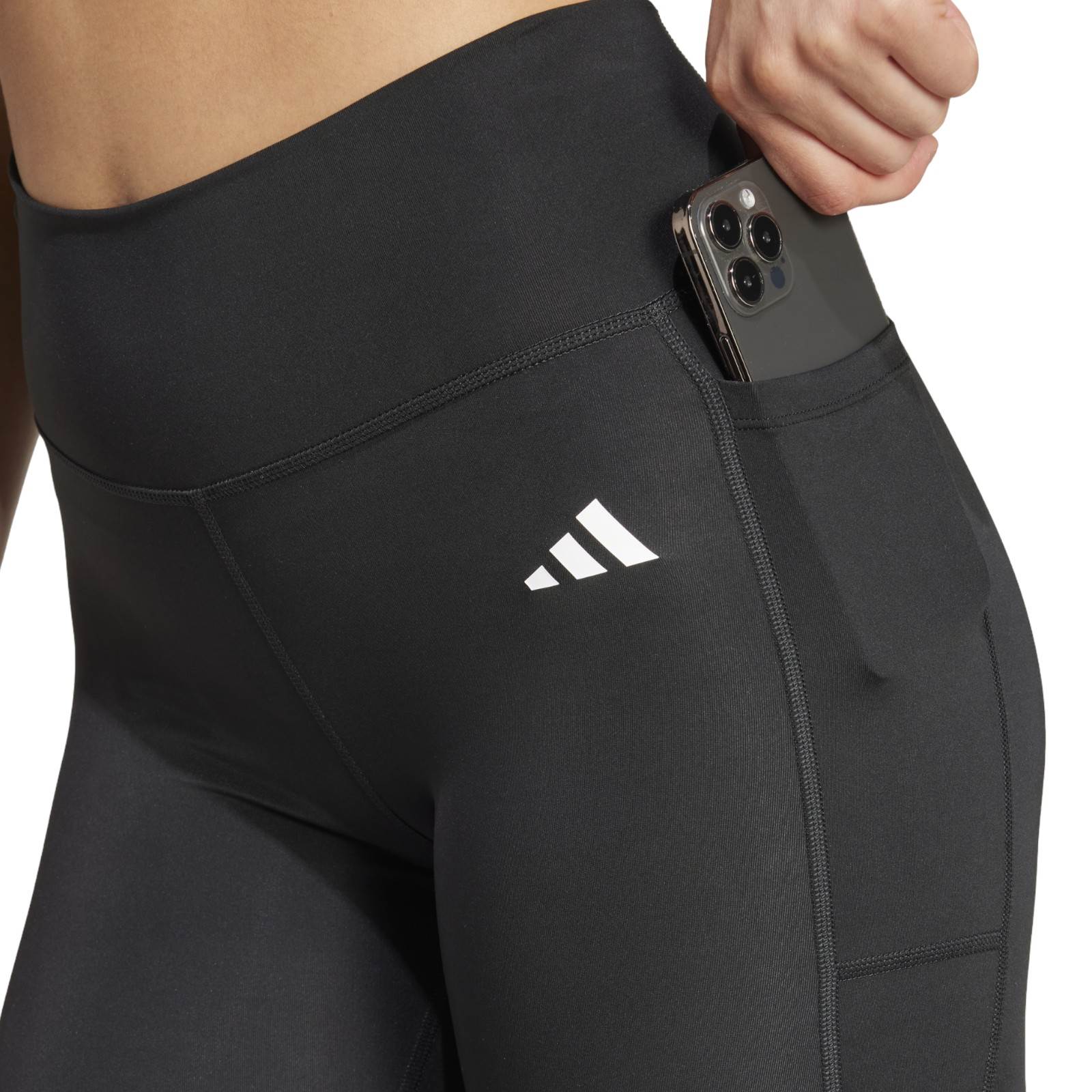 adidas Optime Essentials 1/1 Womens Full Length Leggings - Image 4