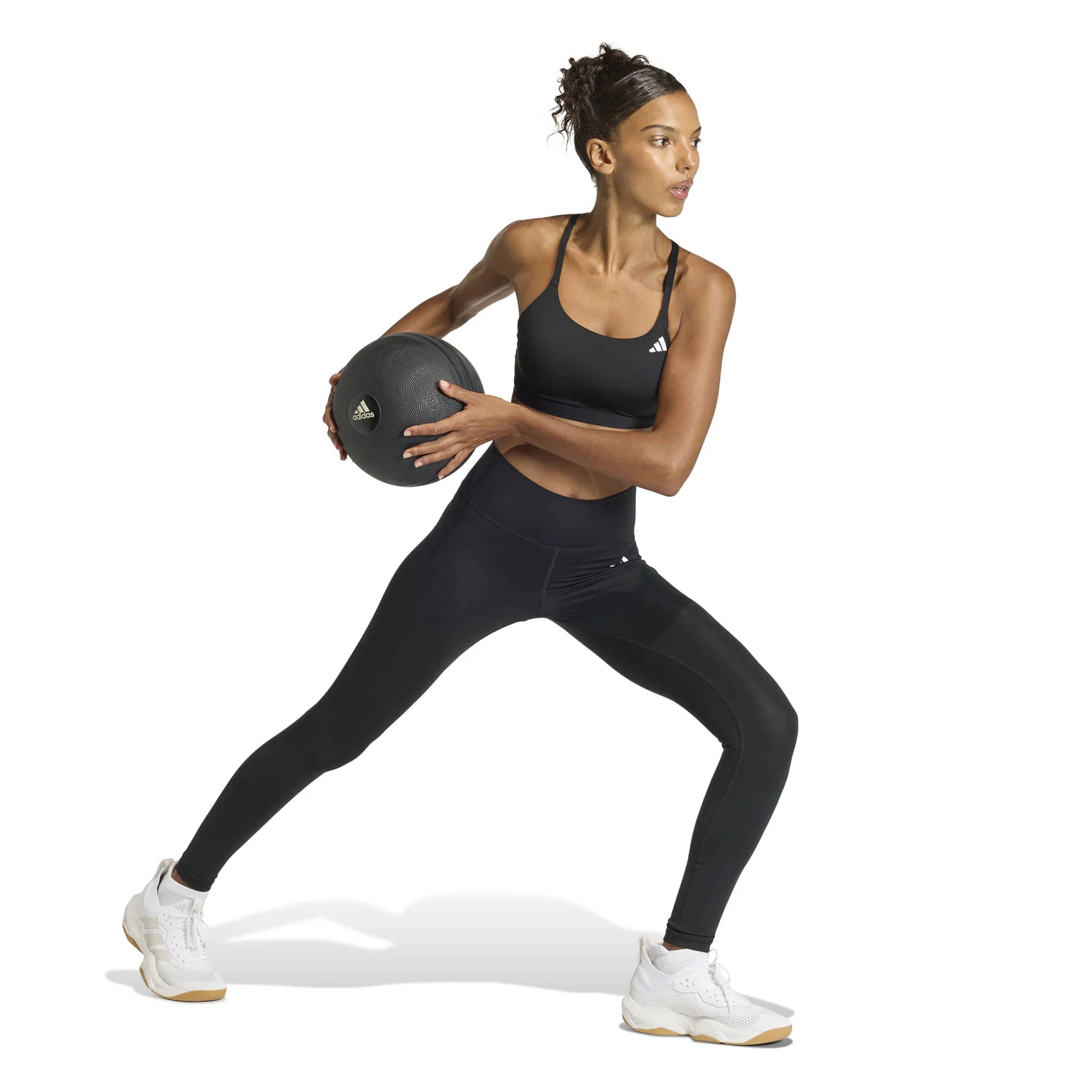 adidas Optime Essentials Womens Light Support Sports Bra - Image 5