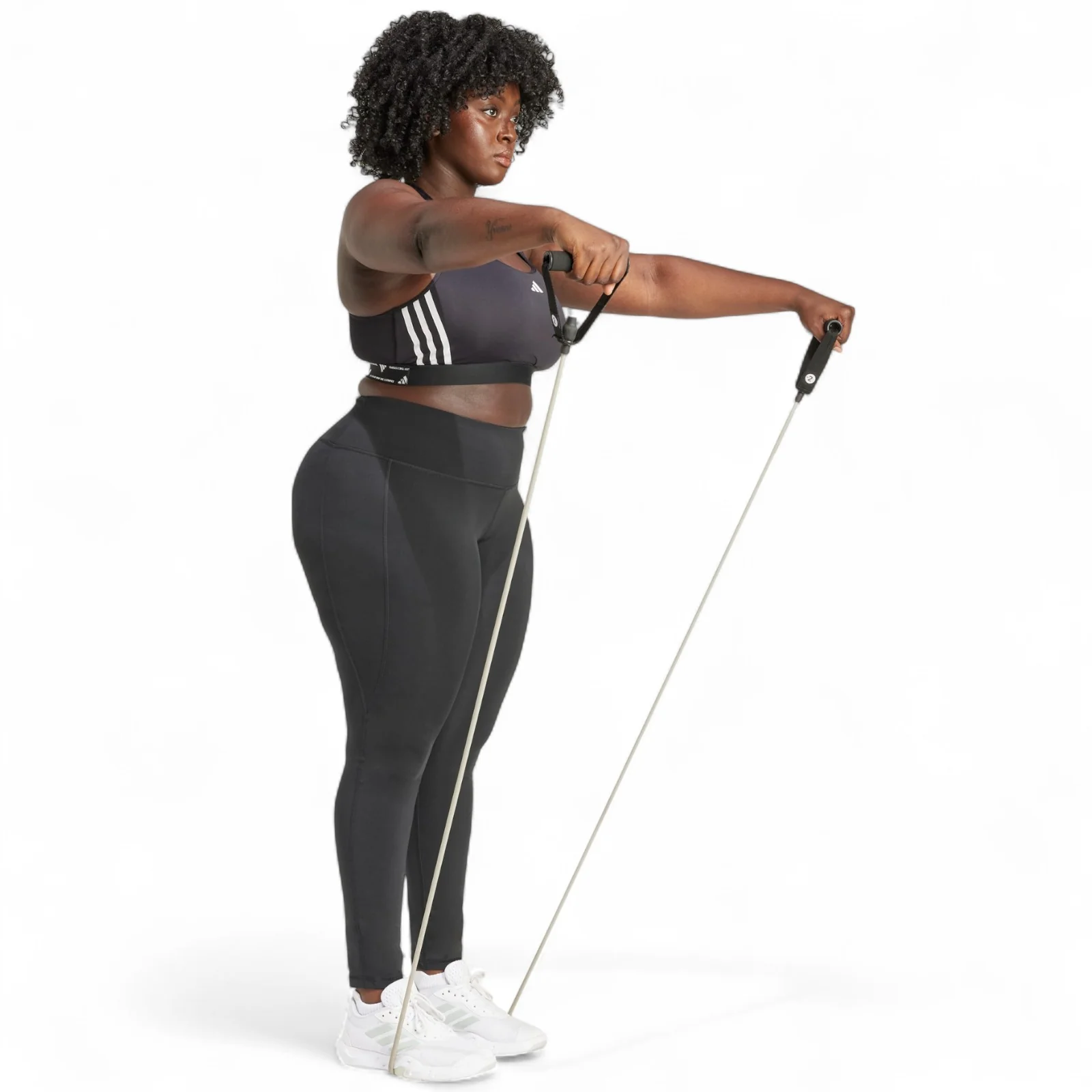 adidas Optime Essentials Plus-Size Womens Leggings - Image 6