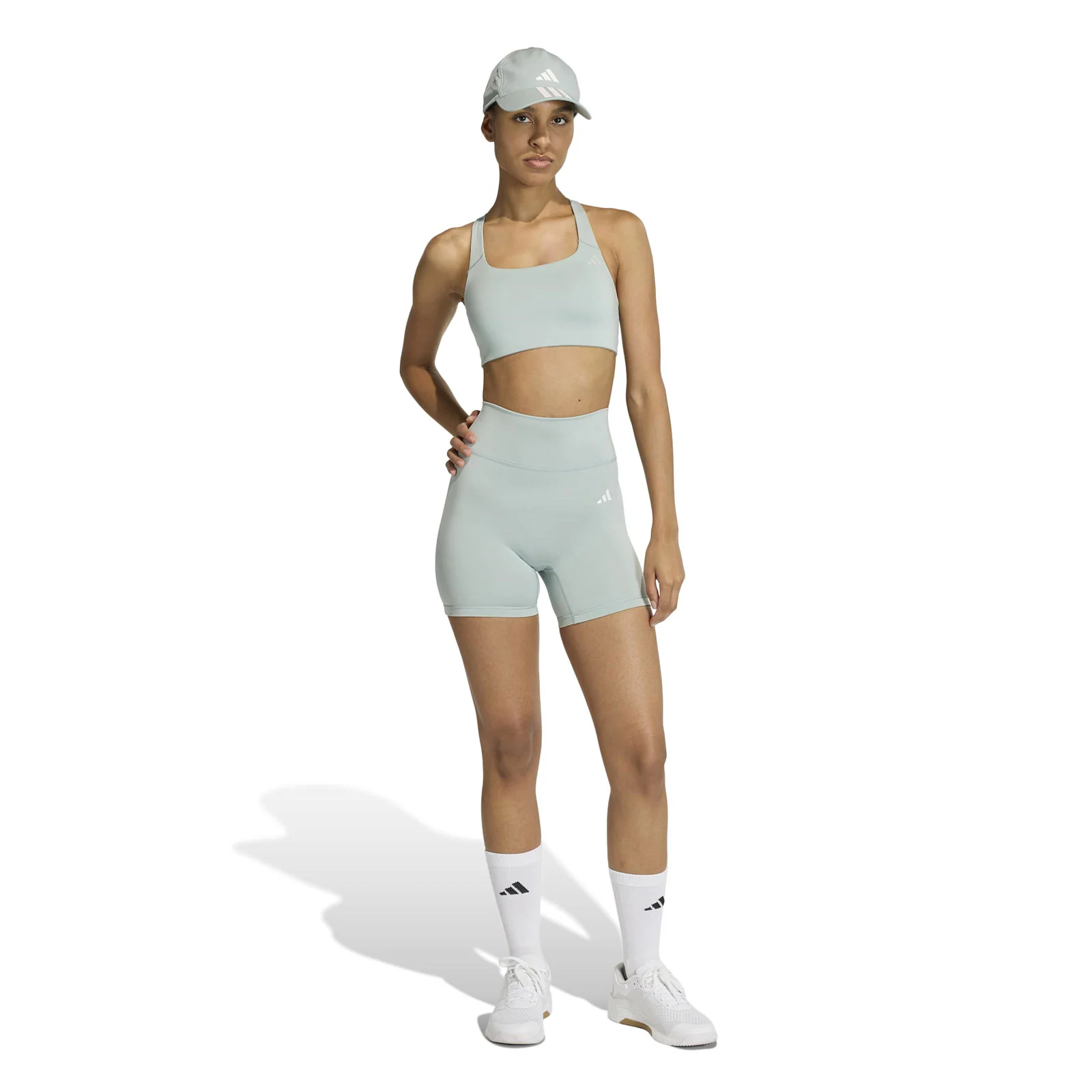 adidas Optime Workout Womens Medium Support Sports Bra - Image 7