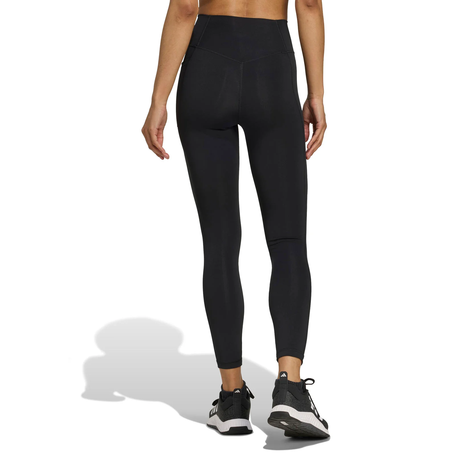 adidas Optimé Essentials No Front Rise Seam Womens 7/8 Leggings - Image 2