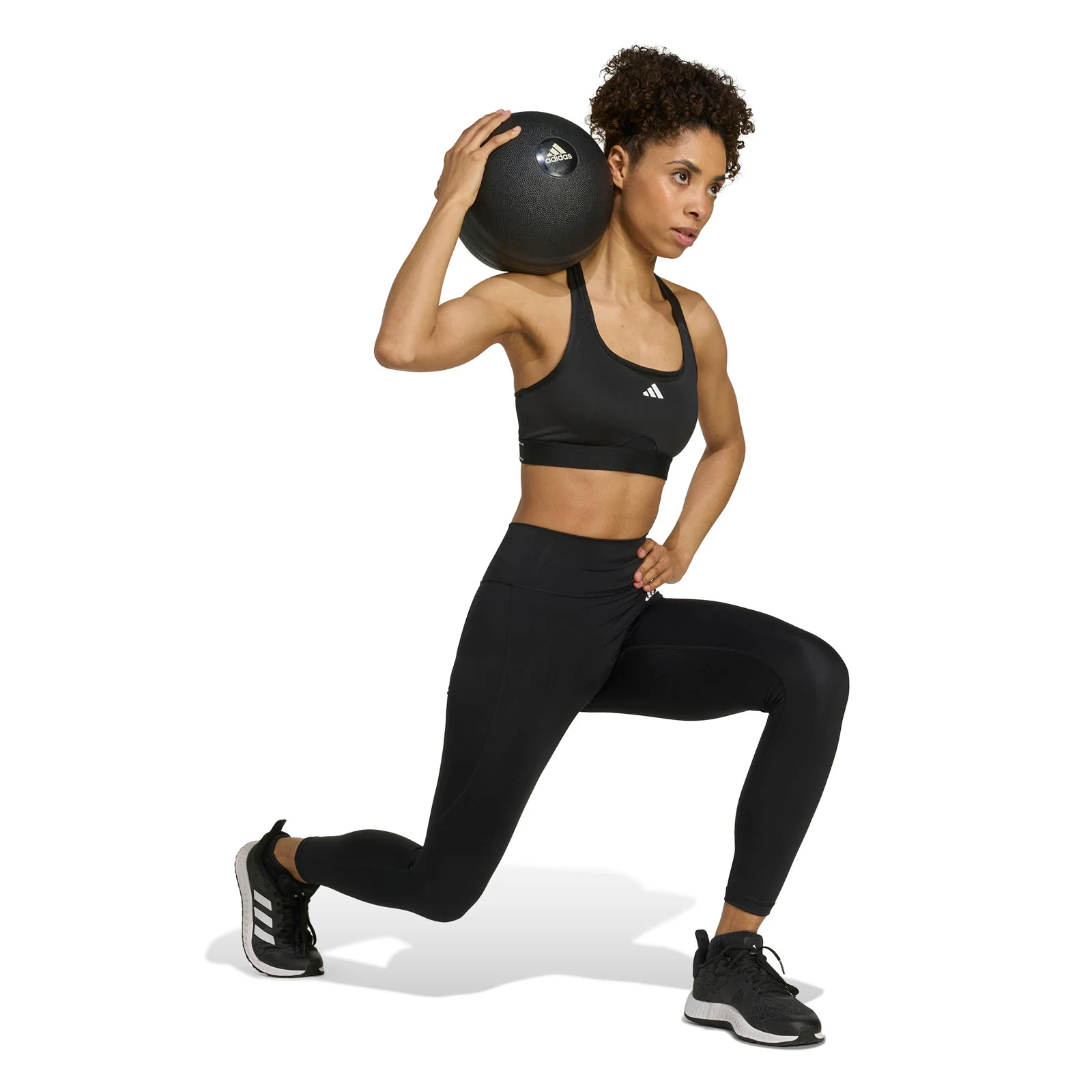 adidas Optimé Essentials No Front Rise Seam Womens 7/8 Leggings - Image 5