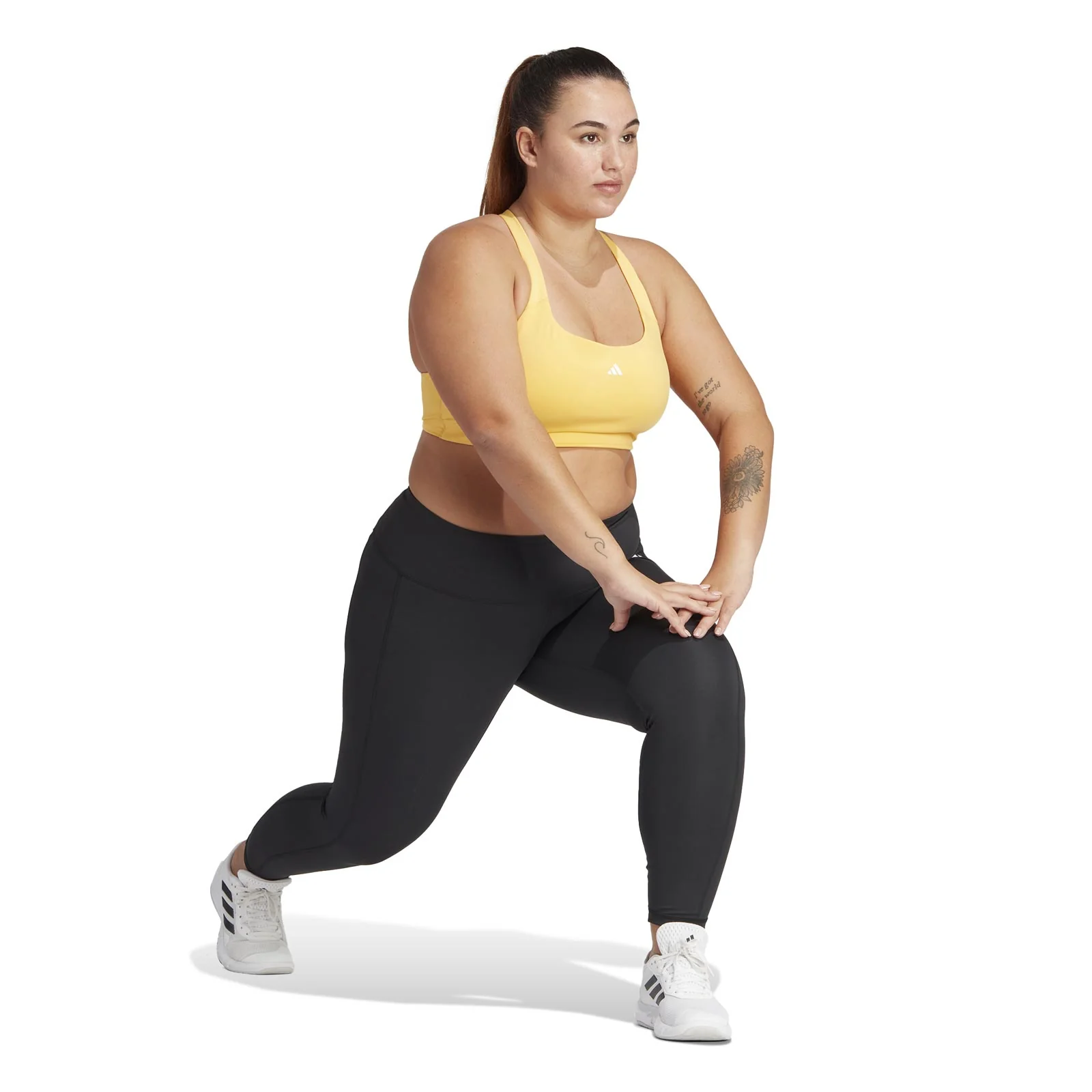 adidas Optime Full-Length Plus-Size Womens Tights - Image 5