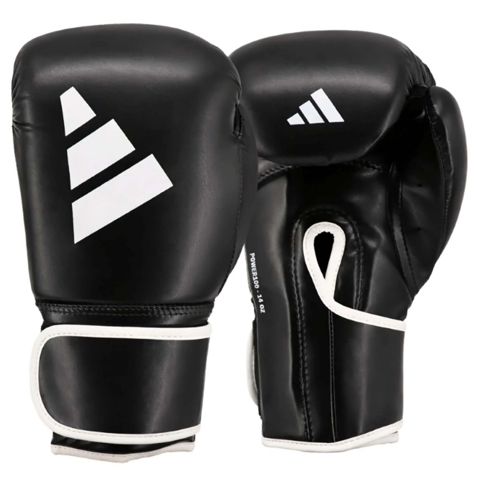 adidas Power 100 Black 16oz Boxing Gloves