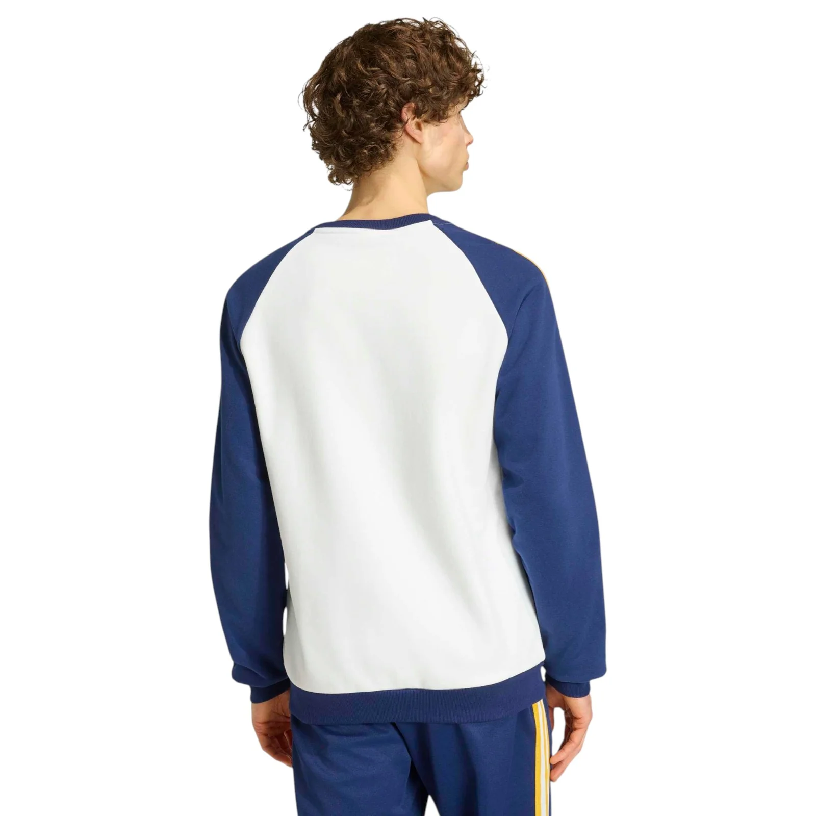 adidas Real Madrid Football Originals Adults Crewneck Sweatshirt - Image 2