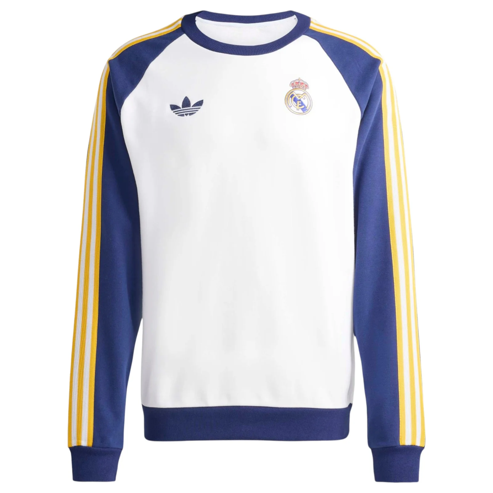 adidas Real Madrid Football Originals Adults Crewneck Sweatshirt - Image 6