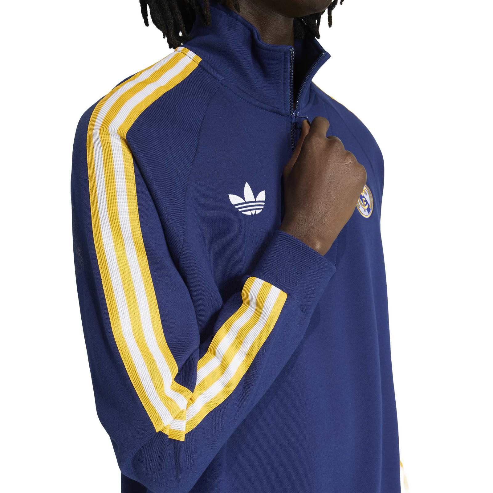 adidas OG Real Madrid Football 2025/26 Mens Half-Zip Top - Image 4
