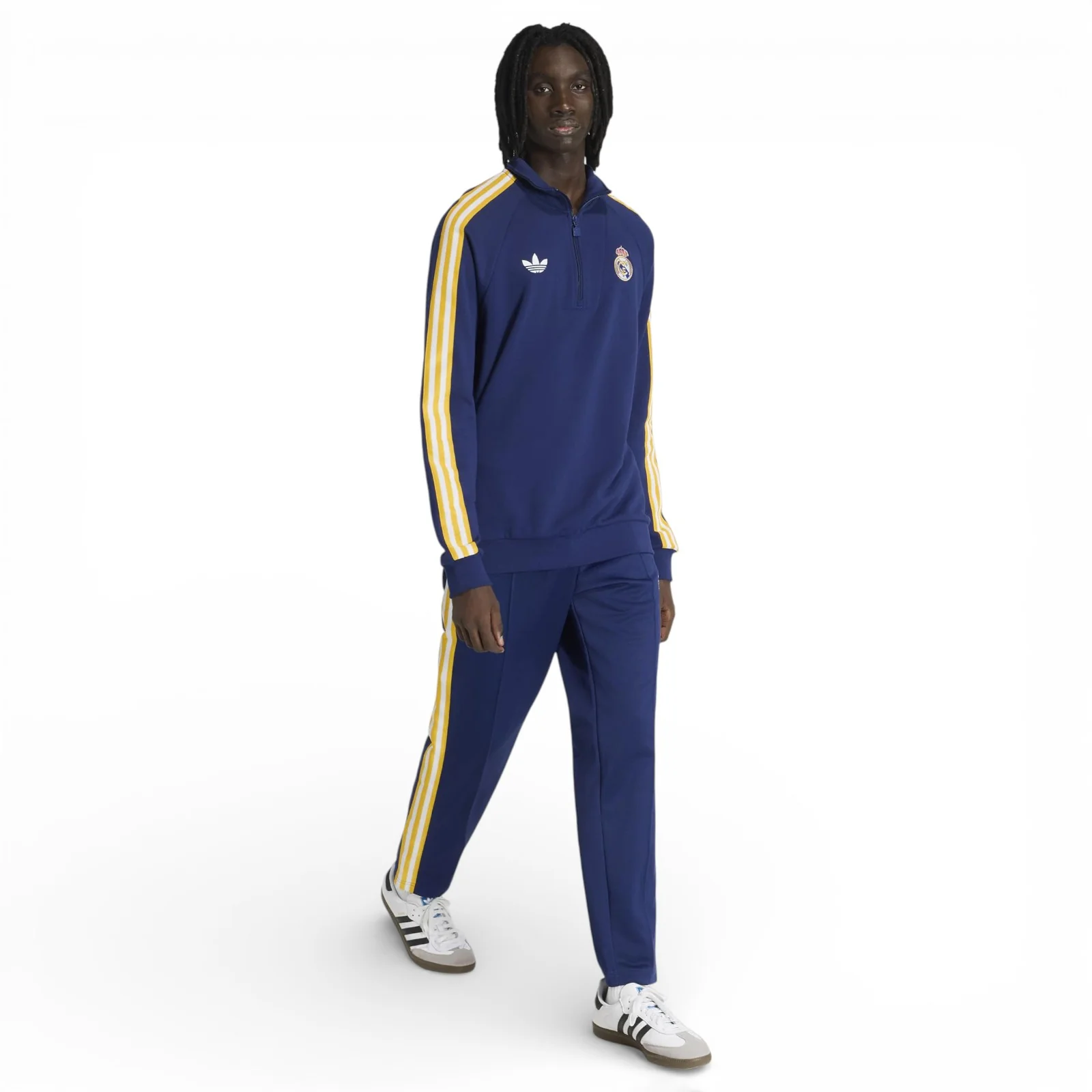 adidas OG Real Madrid Football 2025/26 Mens Half-Zip Top - Image 6