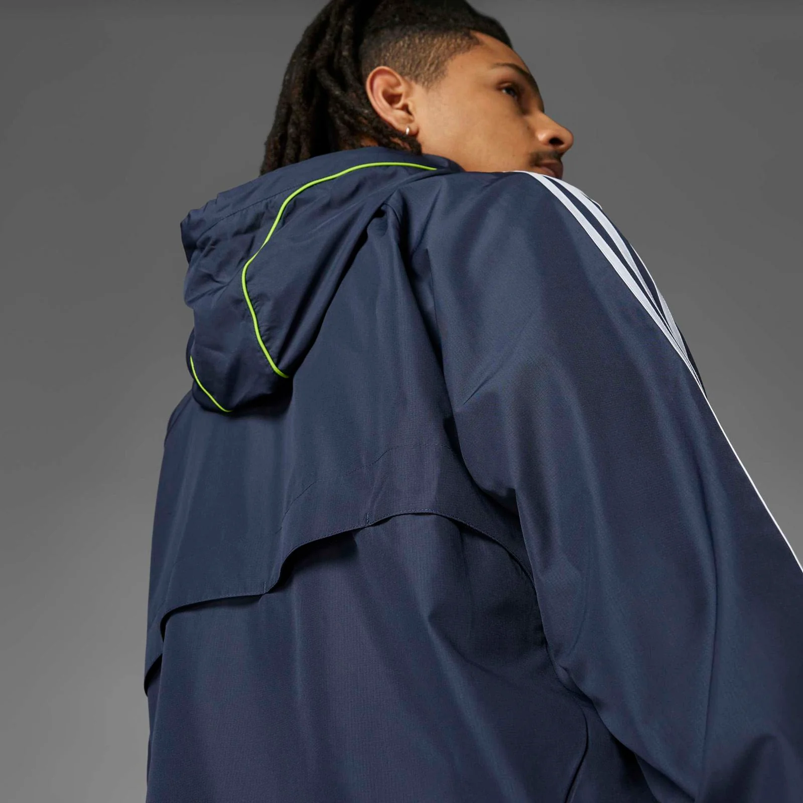 adidas Real Madrid Adults Full-Zip Windbreaker Jacket - Image 12