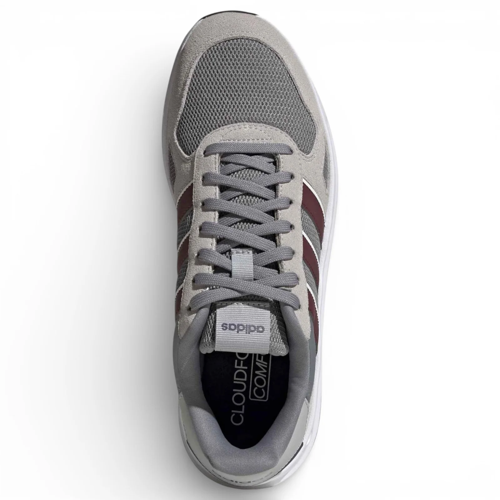 adidas Run 84 Cloudfoam Cushioned Lightweight Mens Shoes - Image 3