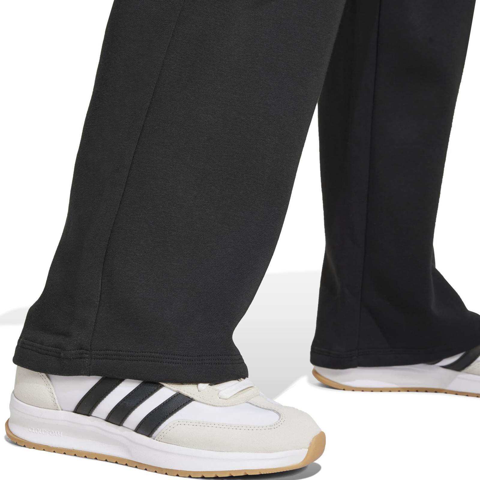 adidas Open Hem Womens Mid-Rise Fleece Training Pant - Image 5