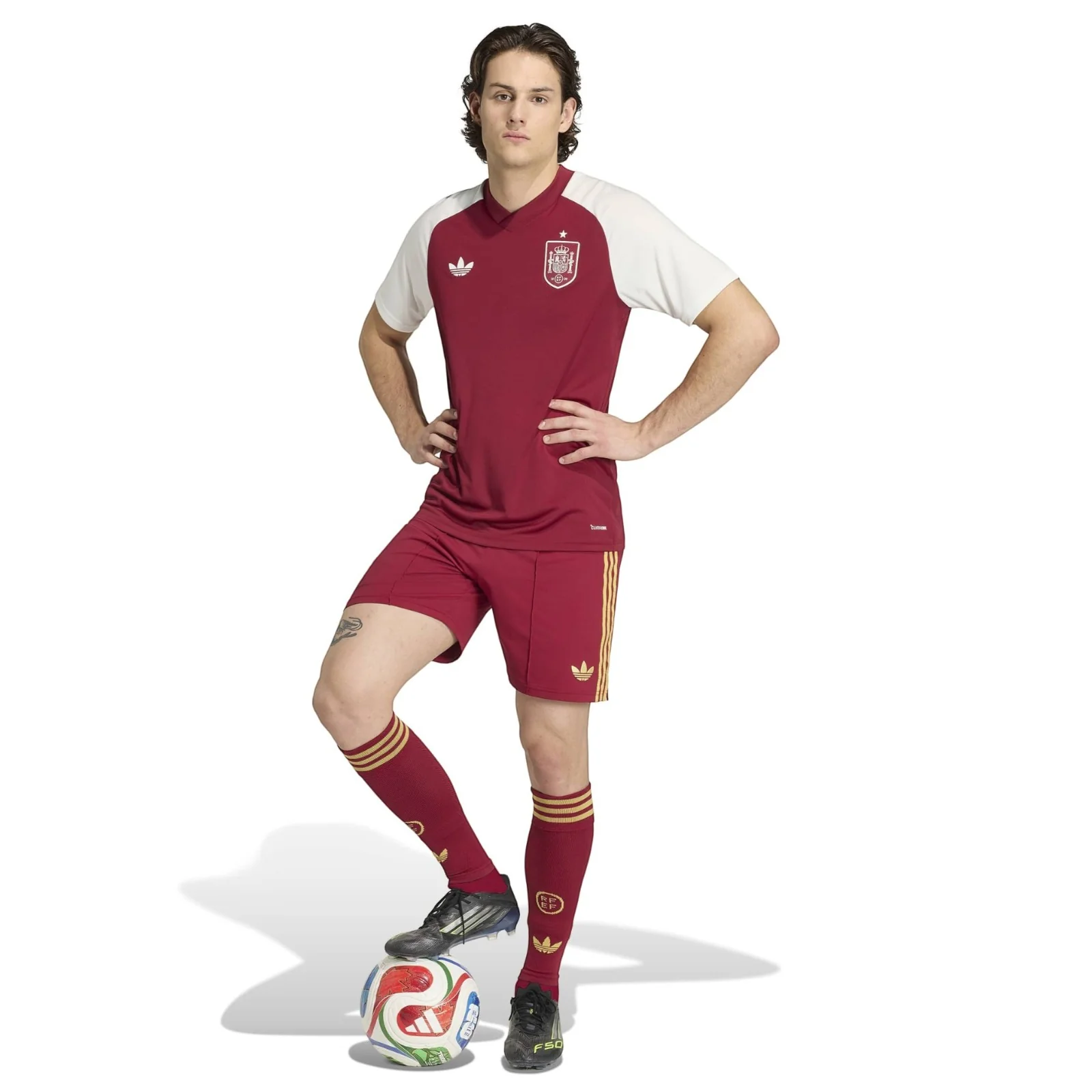 adidas OG Spain Football WC 2026 Adult Away Pre-Match Jersey - Image 8