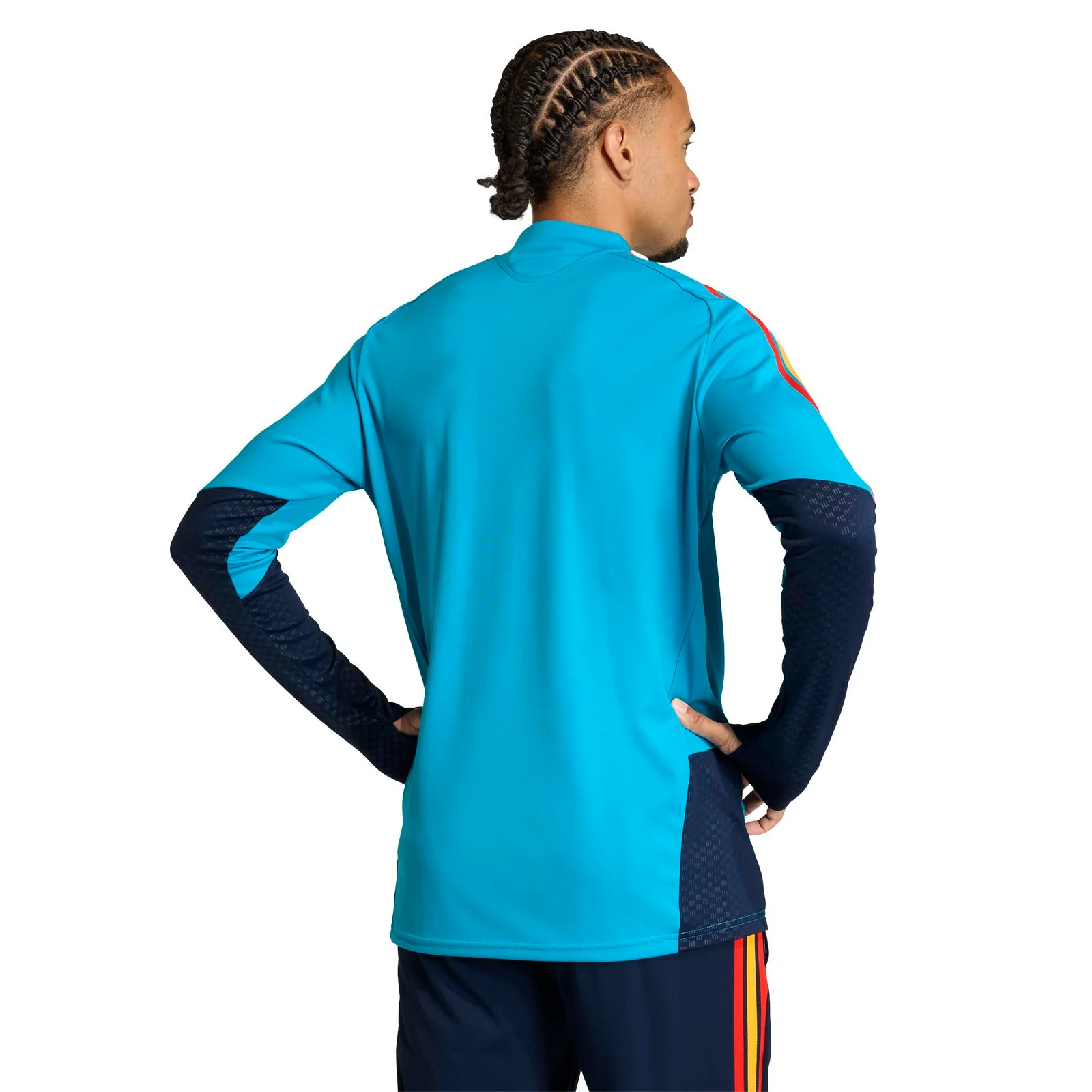 adidas Spain Football World Cup 2026 Adults Training Half-Zip Top - Image 2