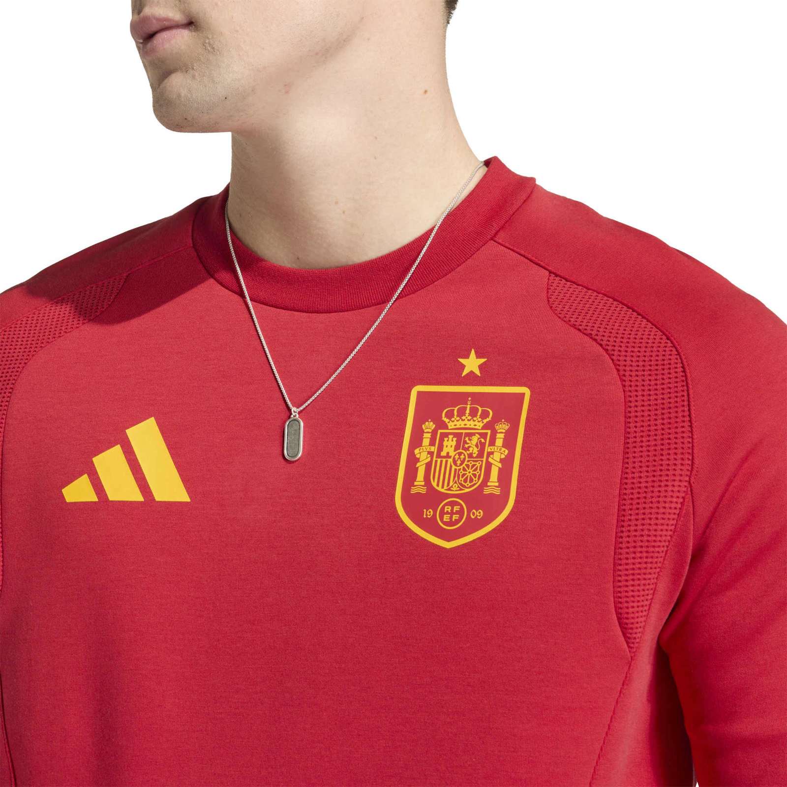 adidas Spain Football World Cup 2026 Adult Tiro Crew Jumper - Image 4