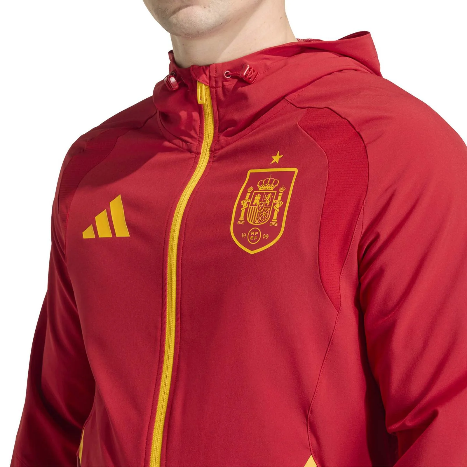 adidas Spain Football World Cup 2026 Adult Windbreak Jacket - Image 3