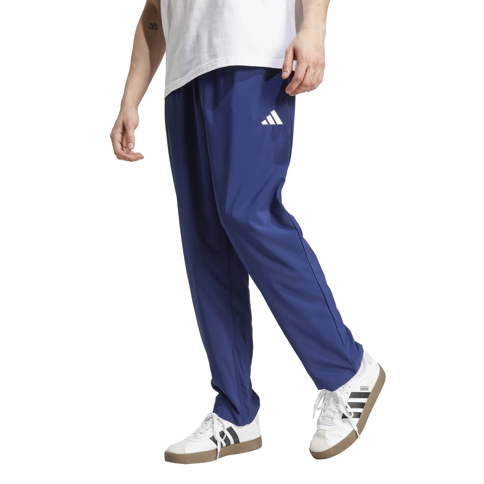 adidas Essentials Small Logo Open-Hem Stanford Tracksuit Bottoms