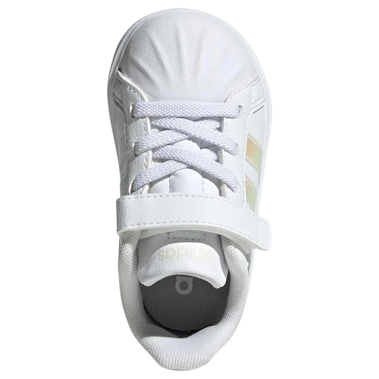 adidas Street Talk Wide-Fit Hook-Loop-Strap Kids Shoes - Image 3