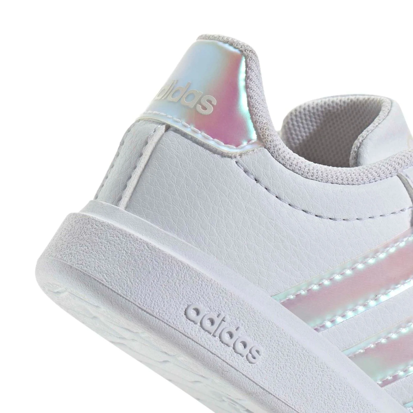 adidas Street Talk Wide-Fit Hook-Loop-Strap Kids Shoes - Image 6
