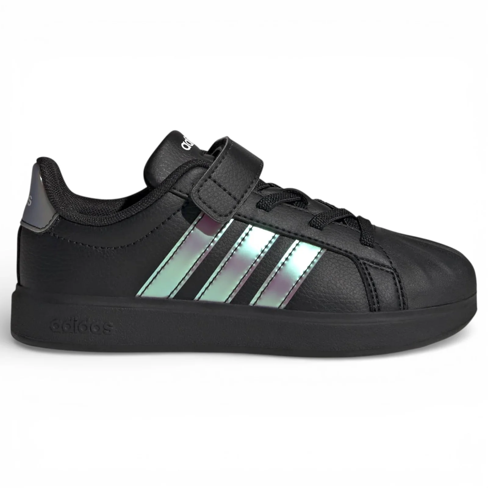 adidas Streettalk Wide-Fit Hook-Loop-Strap Kids Lace Shoes