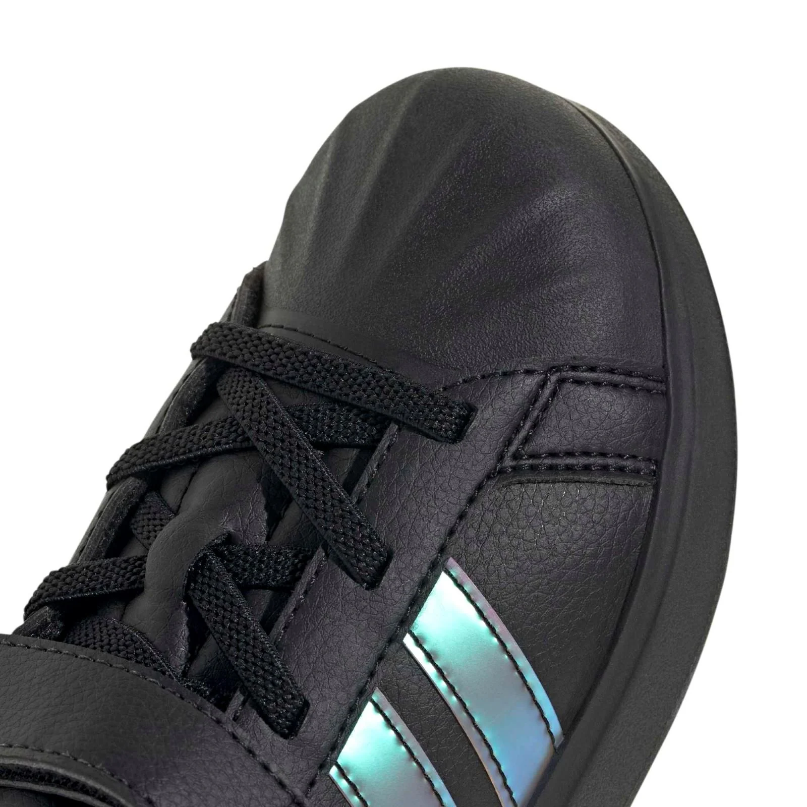 adidas Streettalk Wide-Fit Hook-Loop-Strap Kids Lace Shoes - Image 5