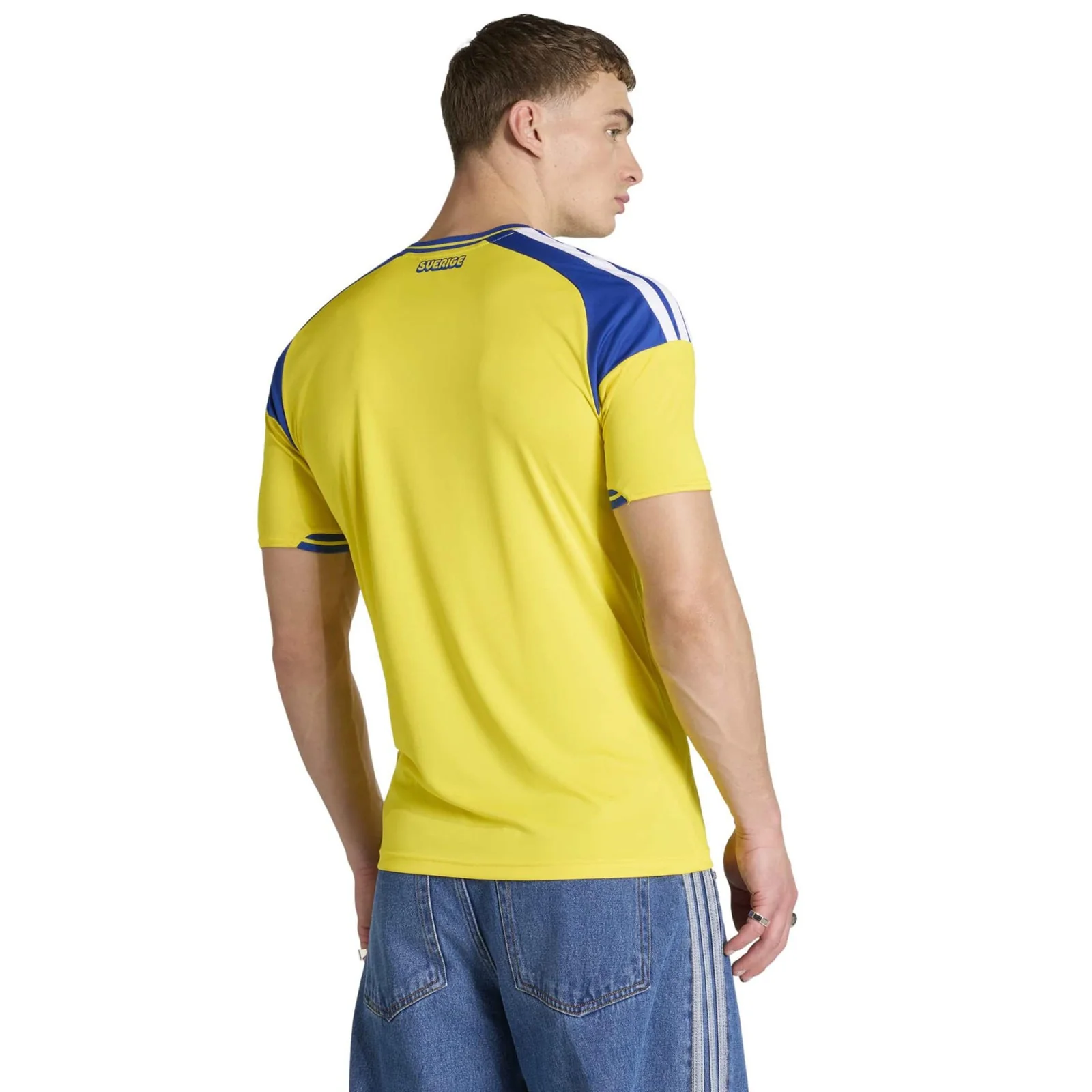 adidas Sweden Football World Cup 2026 Adults Home Jersey - Image 4