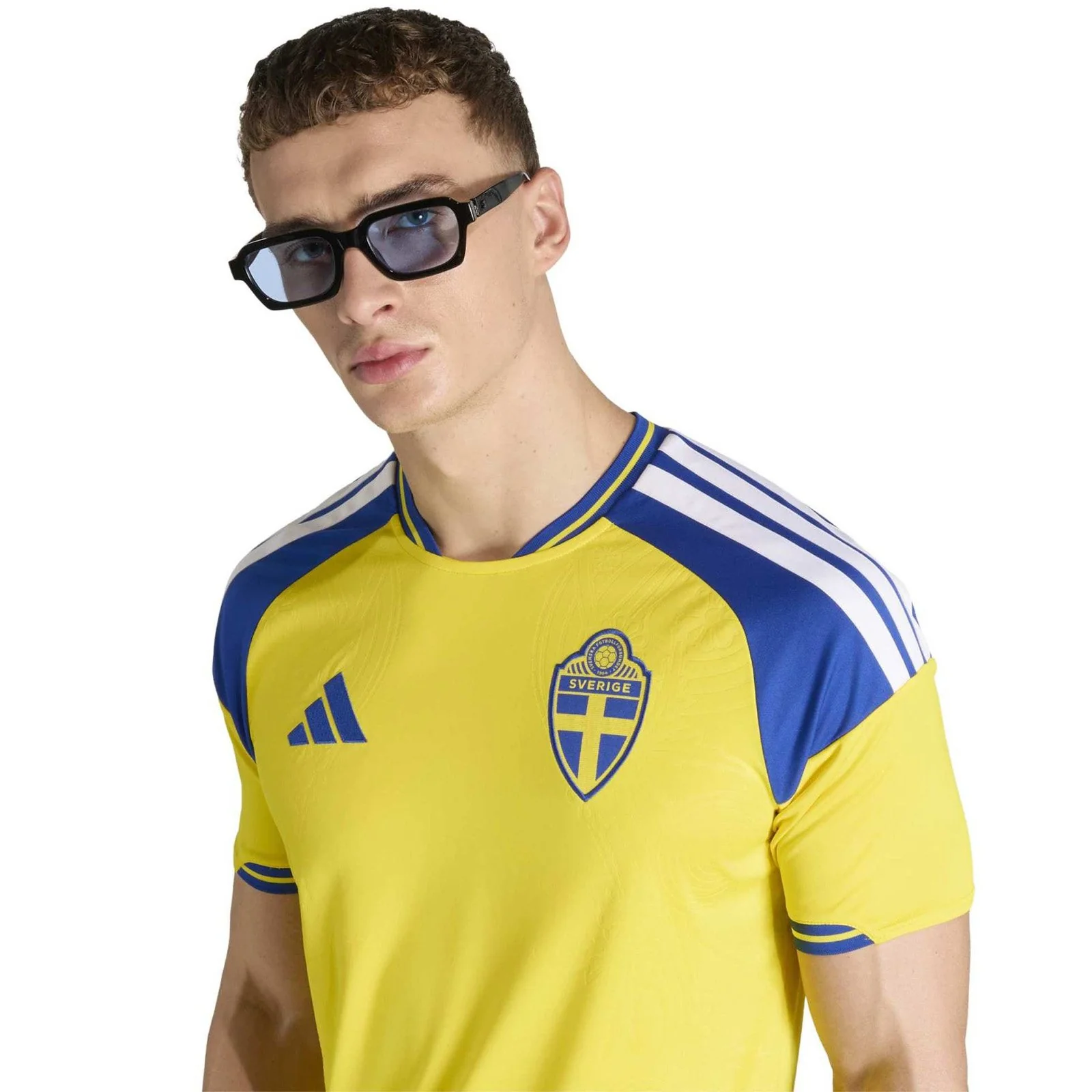 adidas Sweden Football World Cup 2026 Adults Home Jersey - Image 5