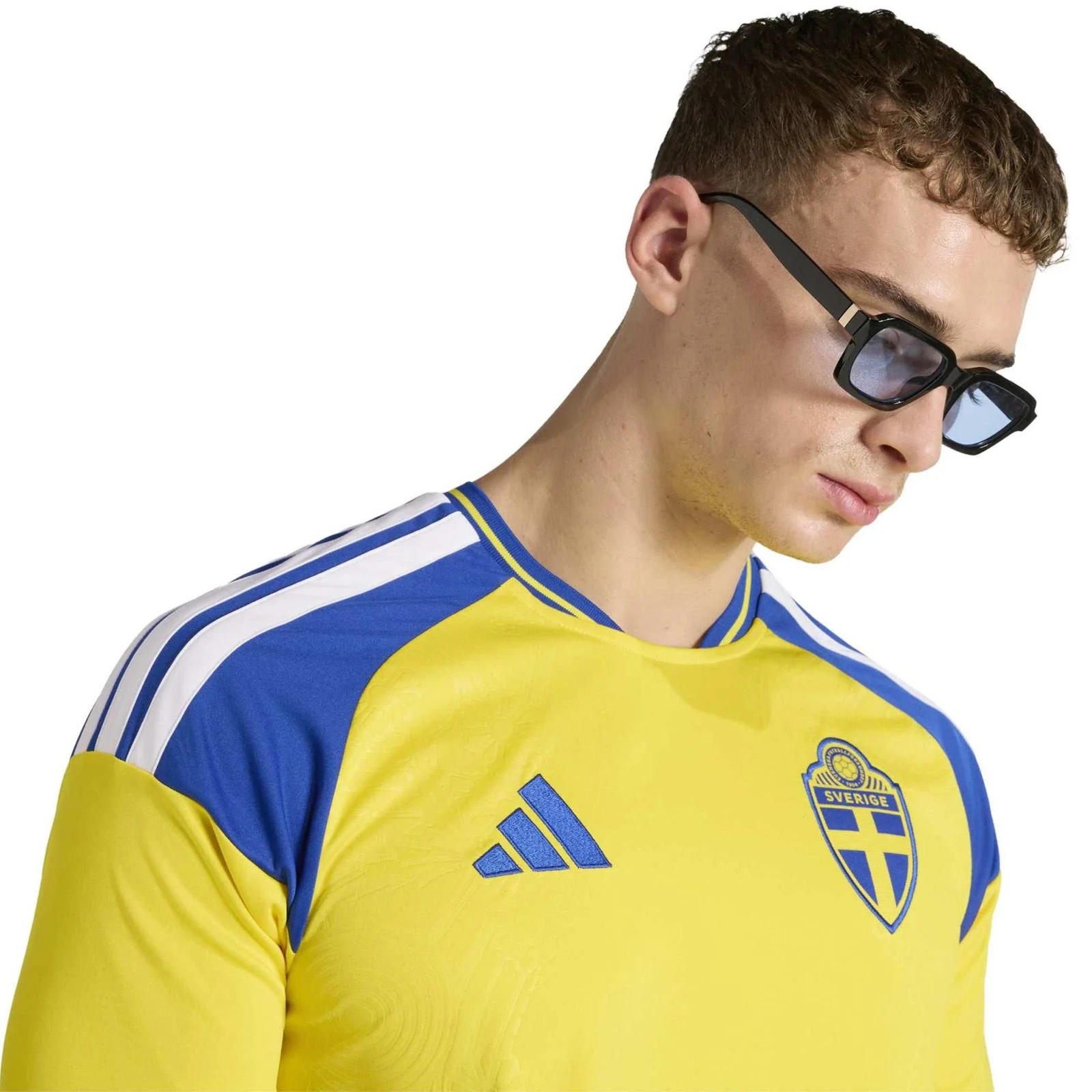 adidas Sweden Football World Cup 2026 Adults Home Jersey - Image 6