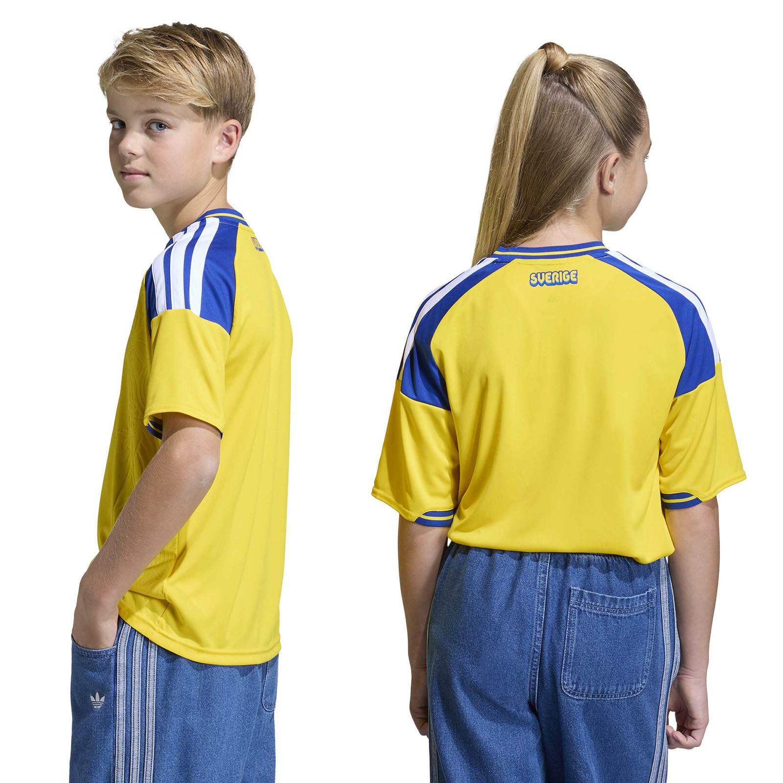 adidas Sweden Football World Cup 2026 Kids Home Jersey - Image 8