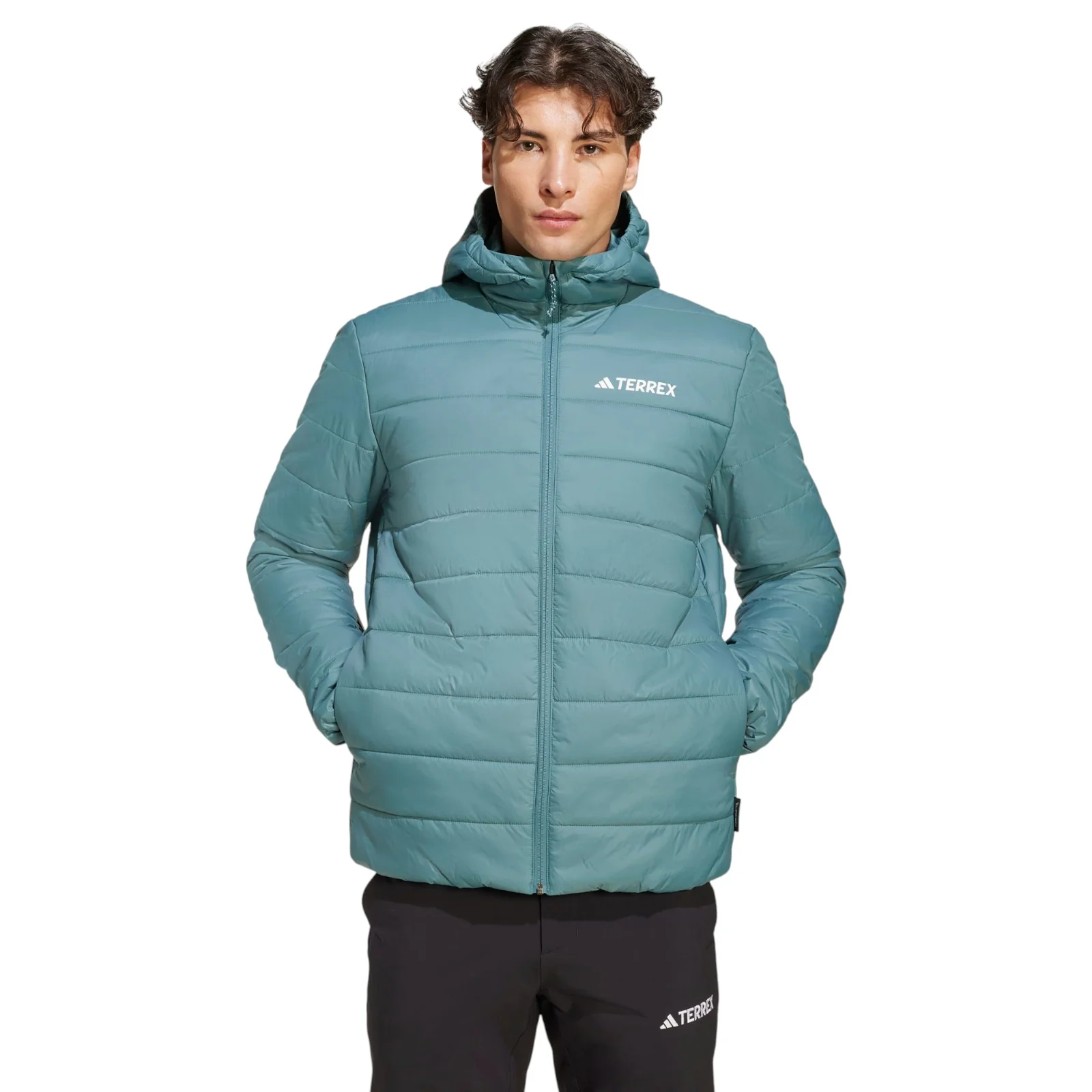adidas Terrex CLIMAWARM Mens Insulated Hooded Jacket