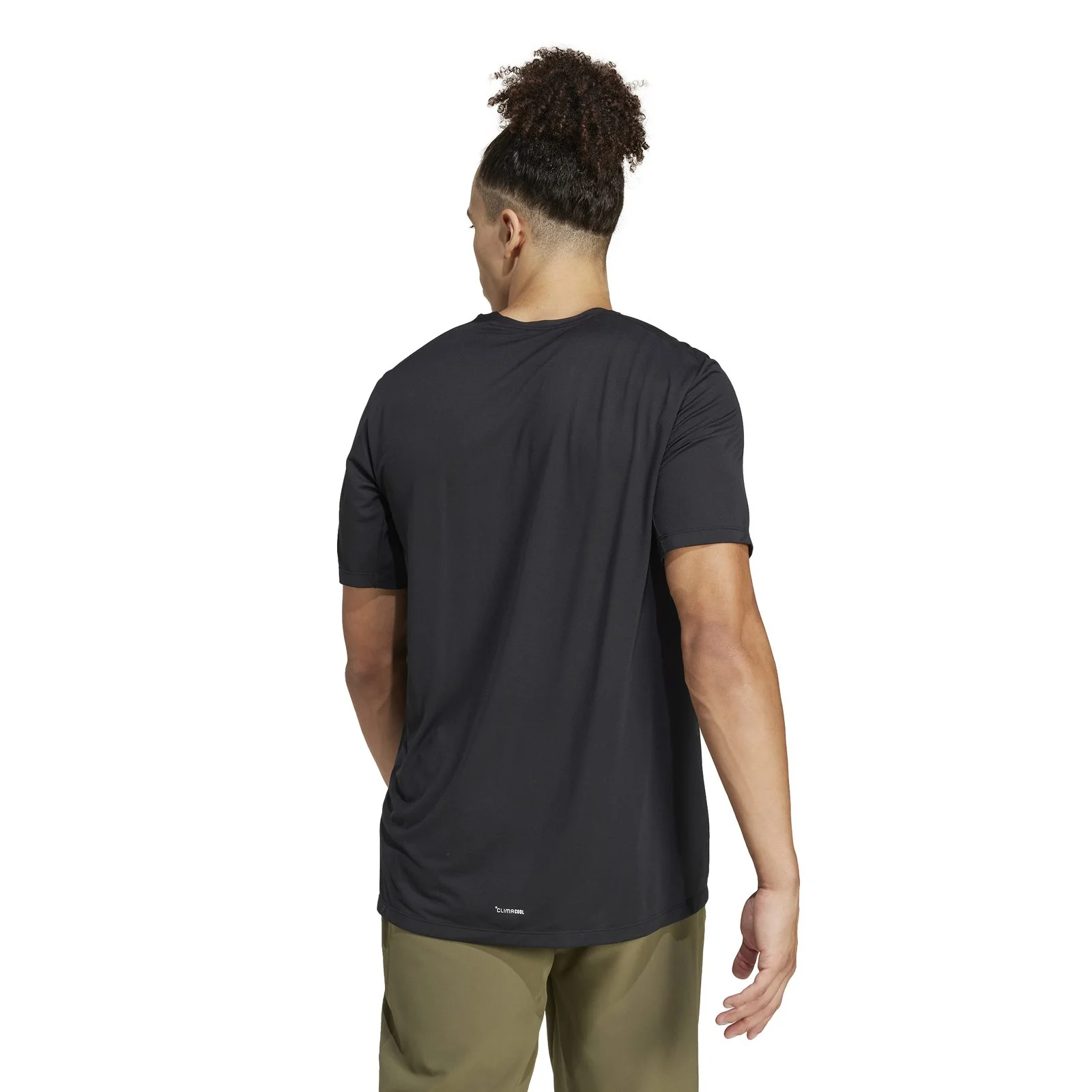 adidas T LOG TECH T Mens Tee Black - Image 2