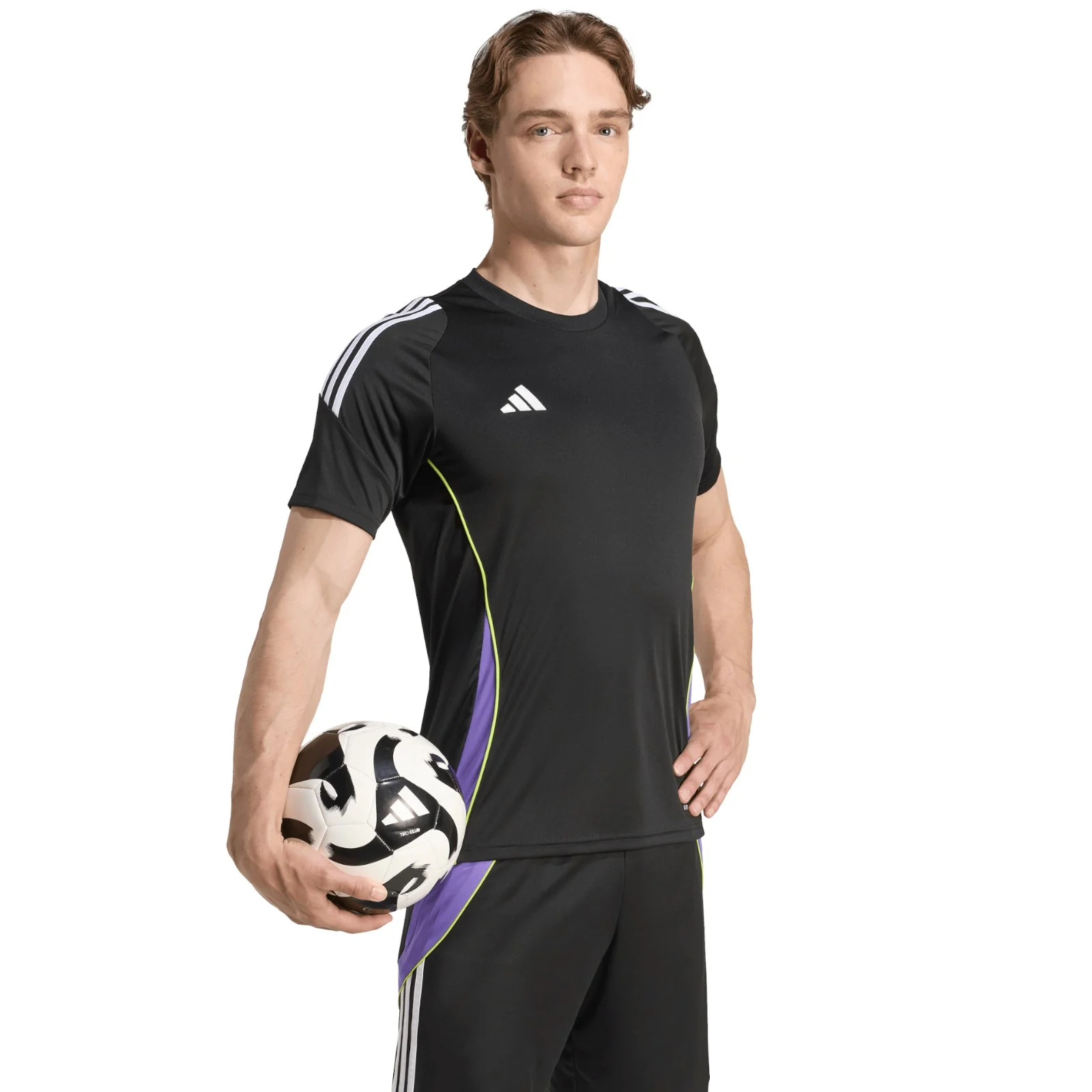 adidas Tiro Football 2024 Mens Short Sleeved Match Jersey - Image 5