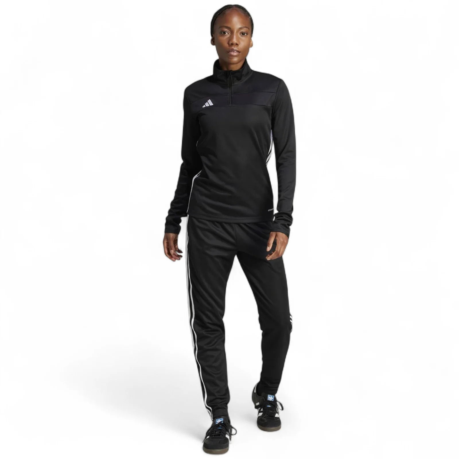 adidas Tiro Essentials Womens Half-Zip Football Training Top - Image 7