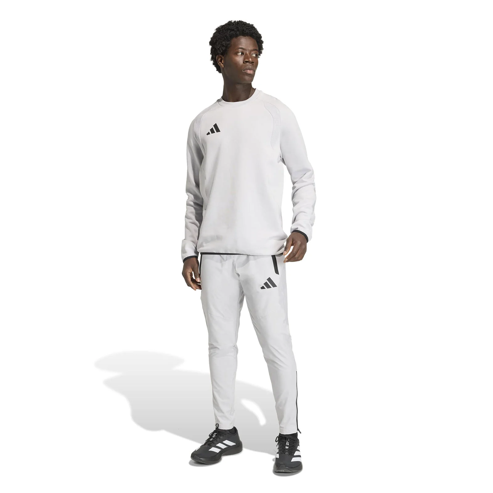 adidas TIRO Travel Mens Regular-Fit Crewneck Sweatshirt - Image 5