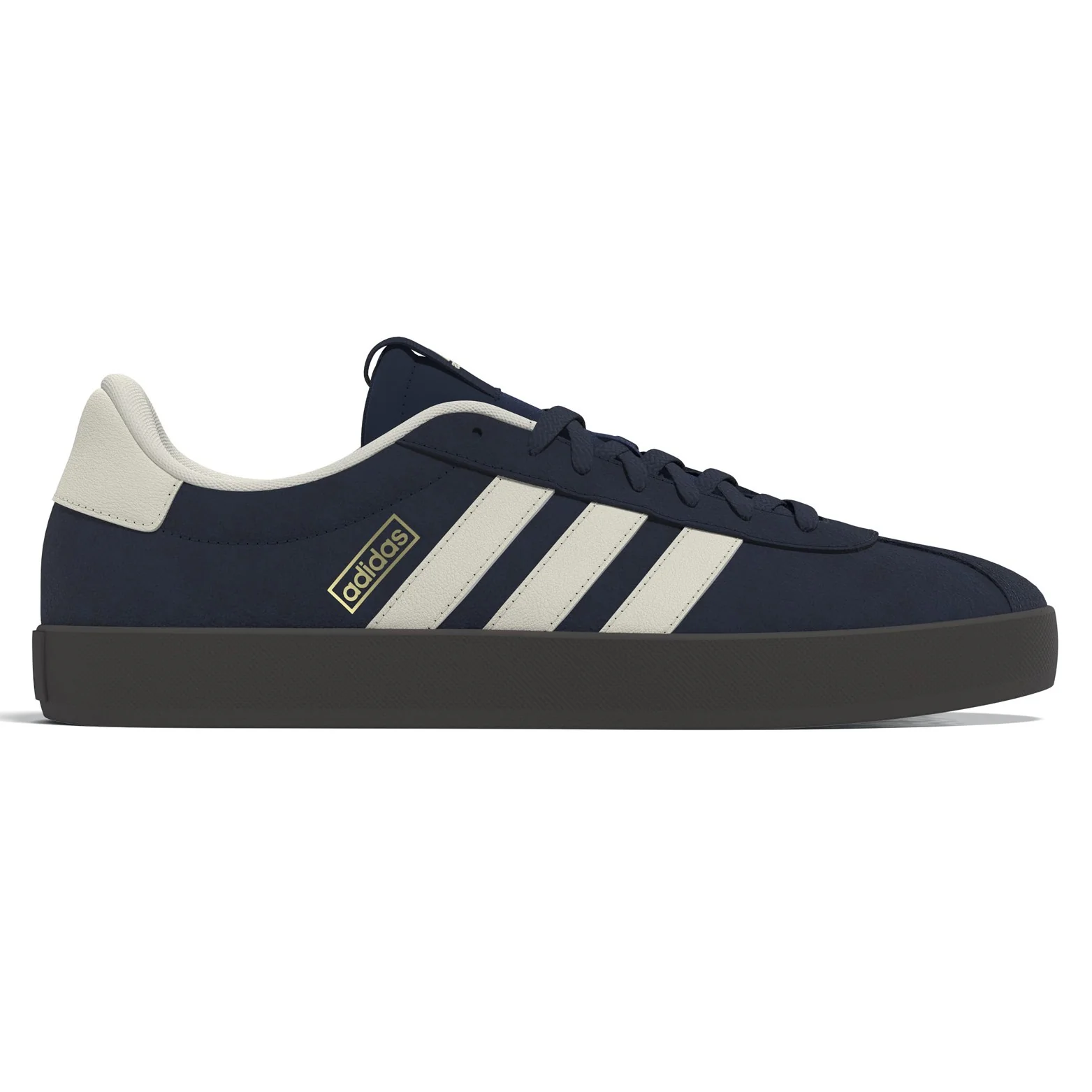 adidas VL Court 3.0 Mens Regular-Fit Leather Lace Trainer